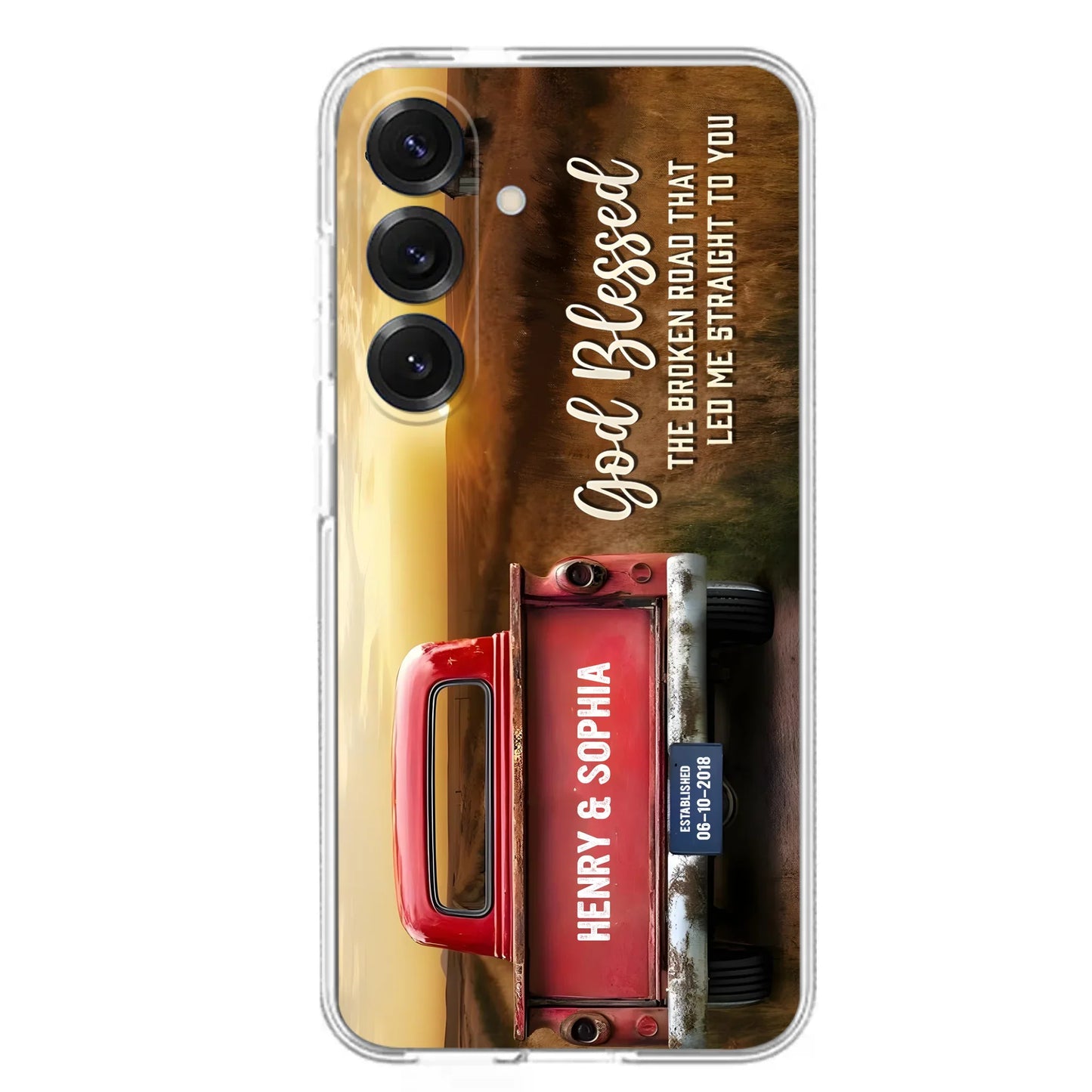 Custom Personalized Phone Case - Gift Idea For Couple - Case For iPhone/Samsung