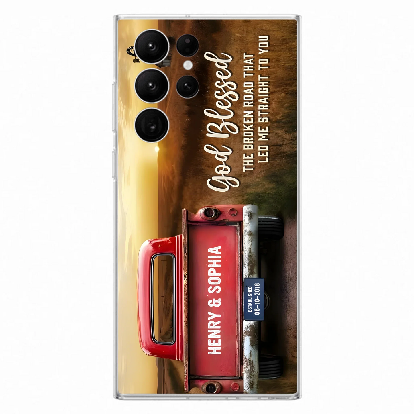 Custom Personalized Phone Case - Gift Idea For Couple - Case For iPhone/Samsung