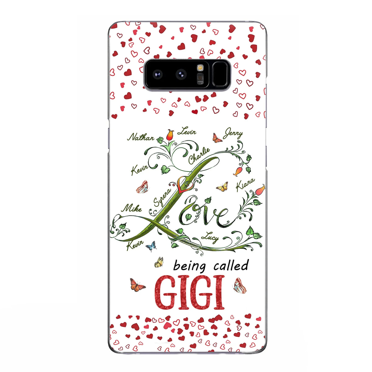 Custom Personalized Grandma Phone Case - Upto 10 Kids - Mother's Day Gift Idea For Grandma - Love Being Called Grandma