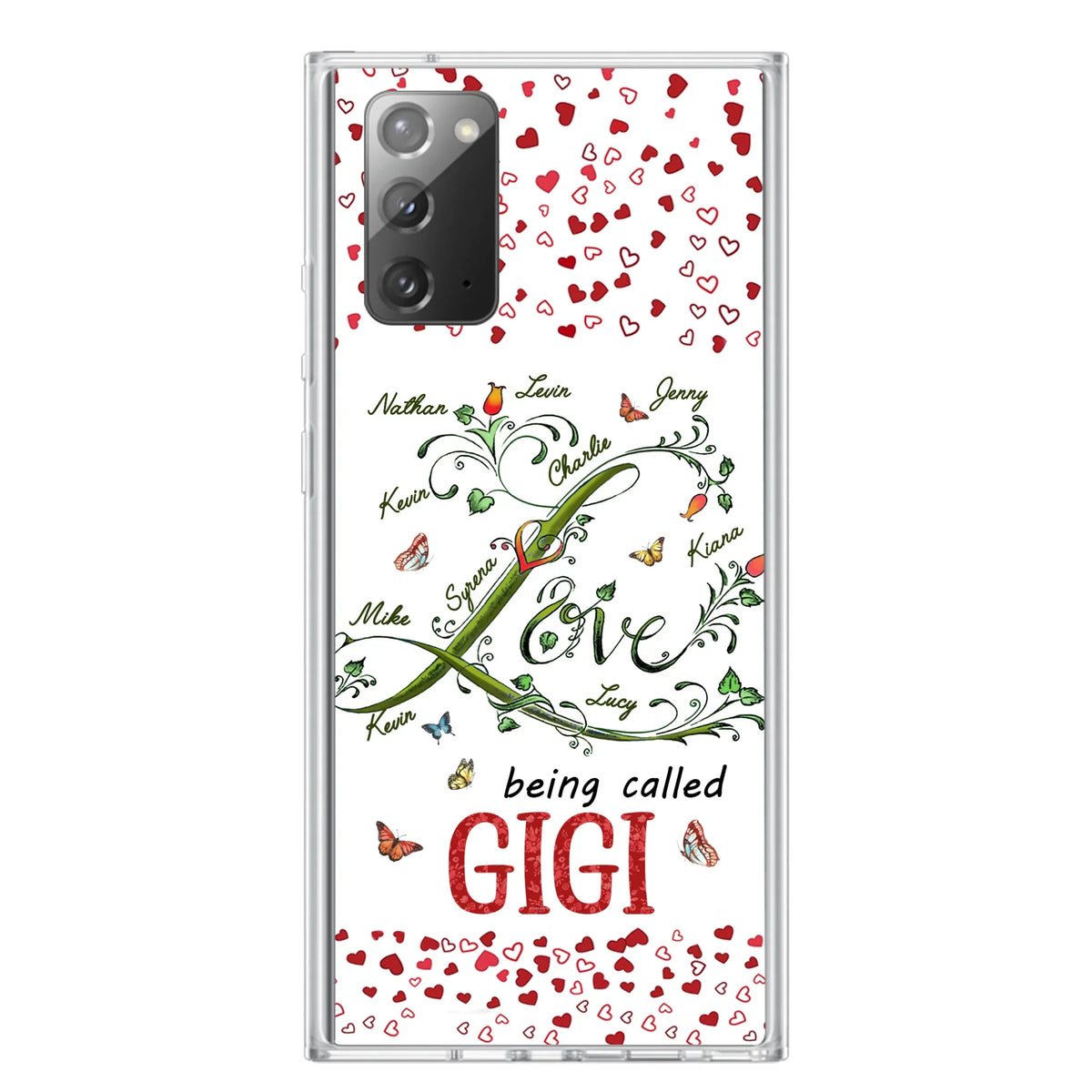 Custom Personalized Grandma Phone Case - Upto 10 Kids - Mother's Day Gift Idea For Grandma - Love Being Called Grandma