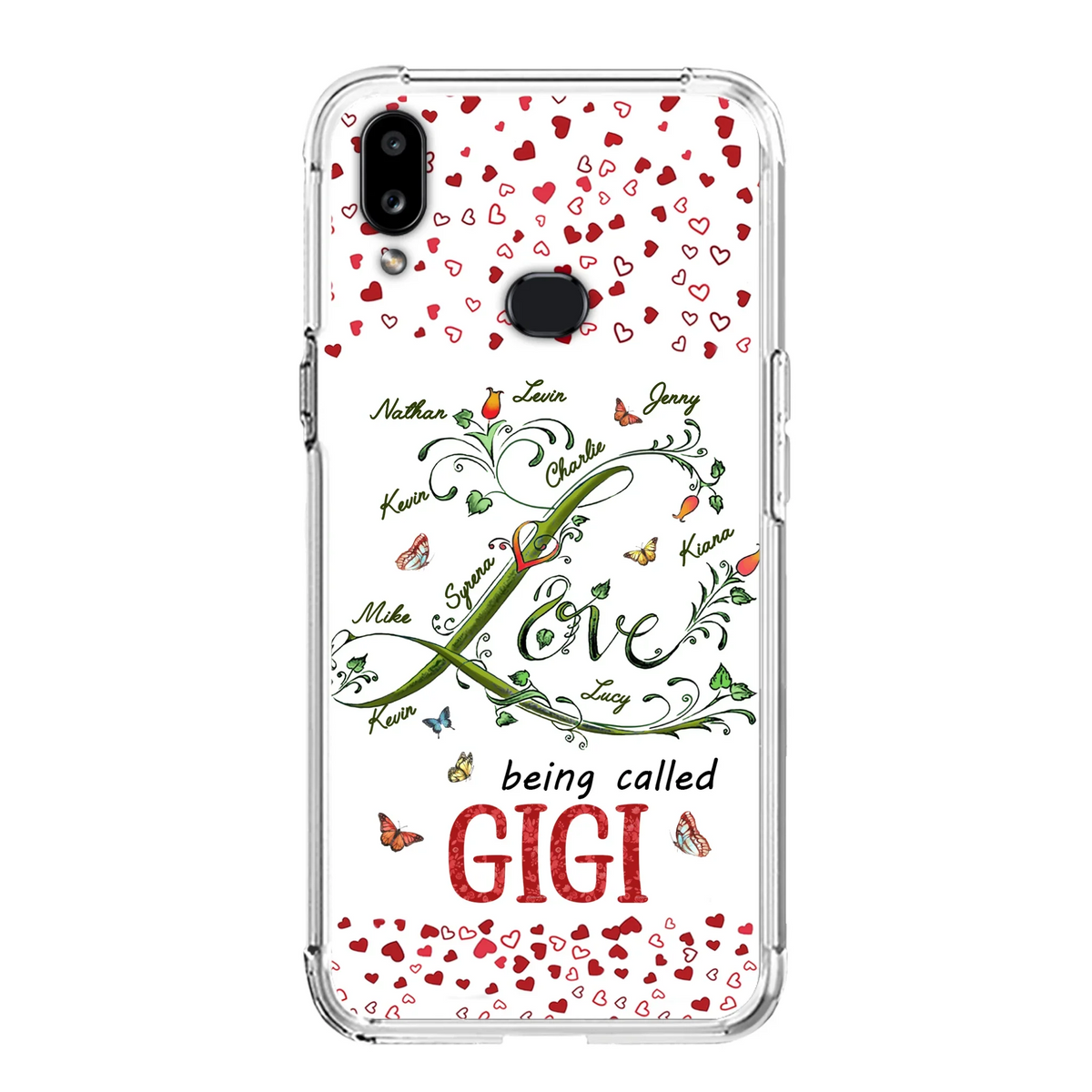 Custom Personalized Grandma Phone Case - Upto 10 Kids - Mother's Day Gift Idea For Grandma - Love Being Called Grandma