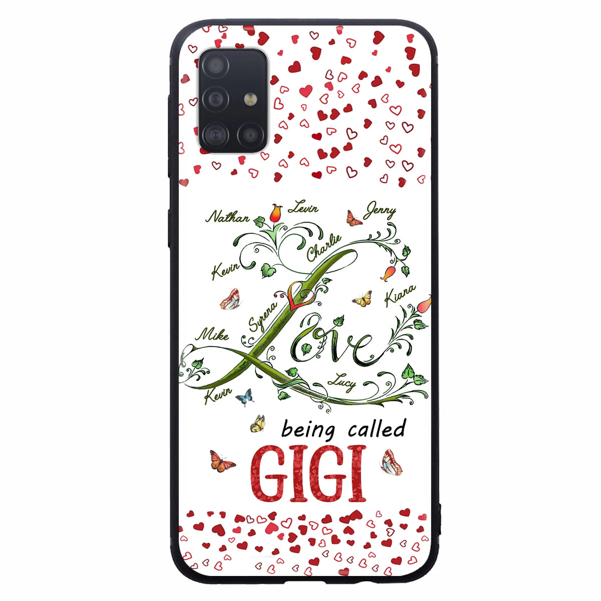 Custom Personalized Grandma Phone Case - Upto 10 Kids - Mother's Day Gift Idea For Grandma - Love Being Called Grandma