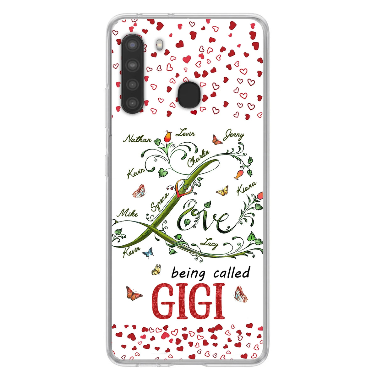 Custom Personalized Grandma Phone Case - Upto 10 Kids - Mother's Day Gift Idea For Grandma - Love Being Called Grandma