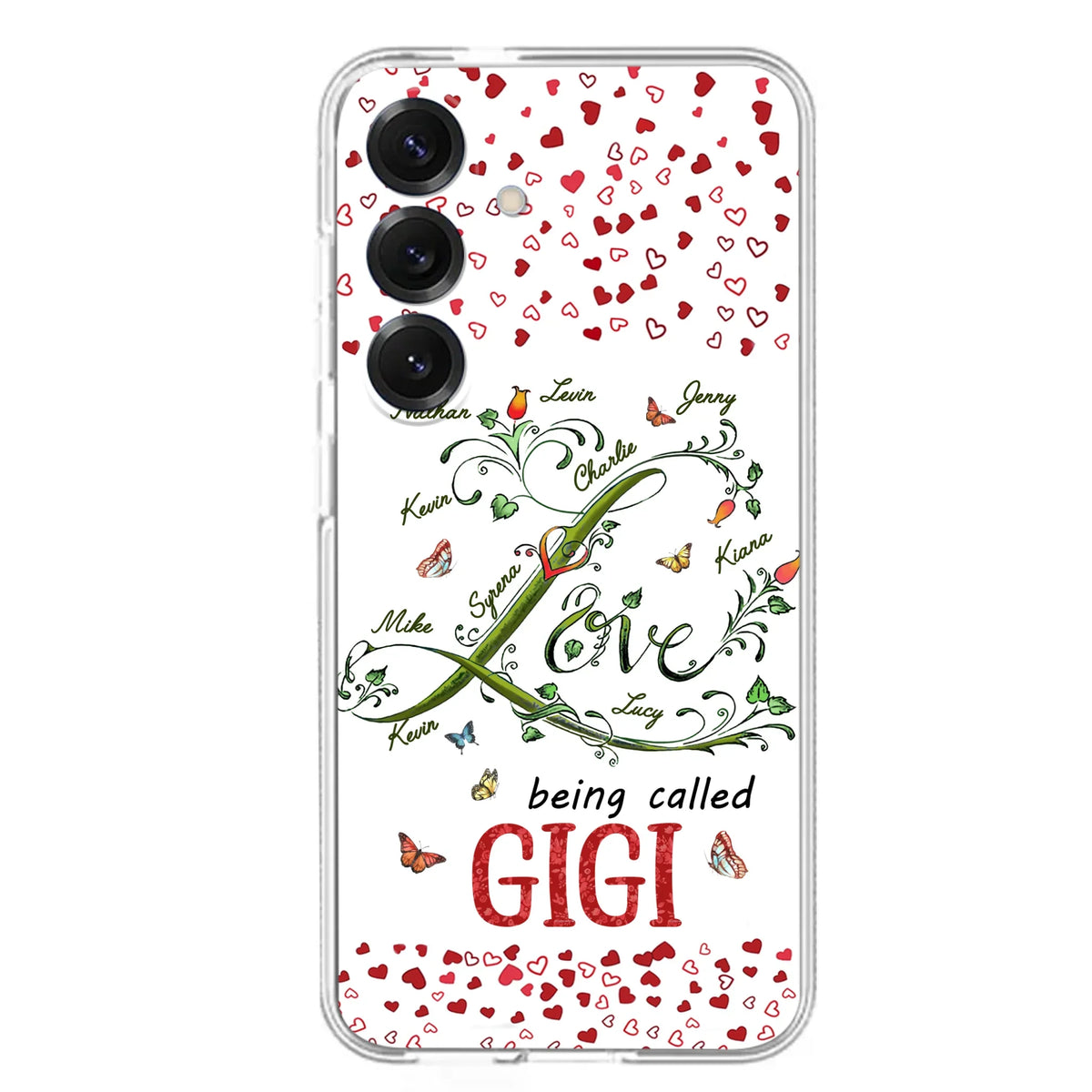 Custom Personalized Grandma Phone Case - Upto 10 Kids - Mother's Day Gift Idea For Grandma - Love Being Called Grandma