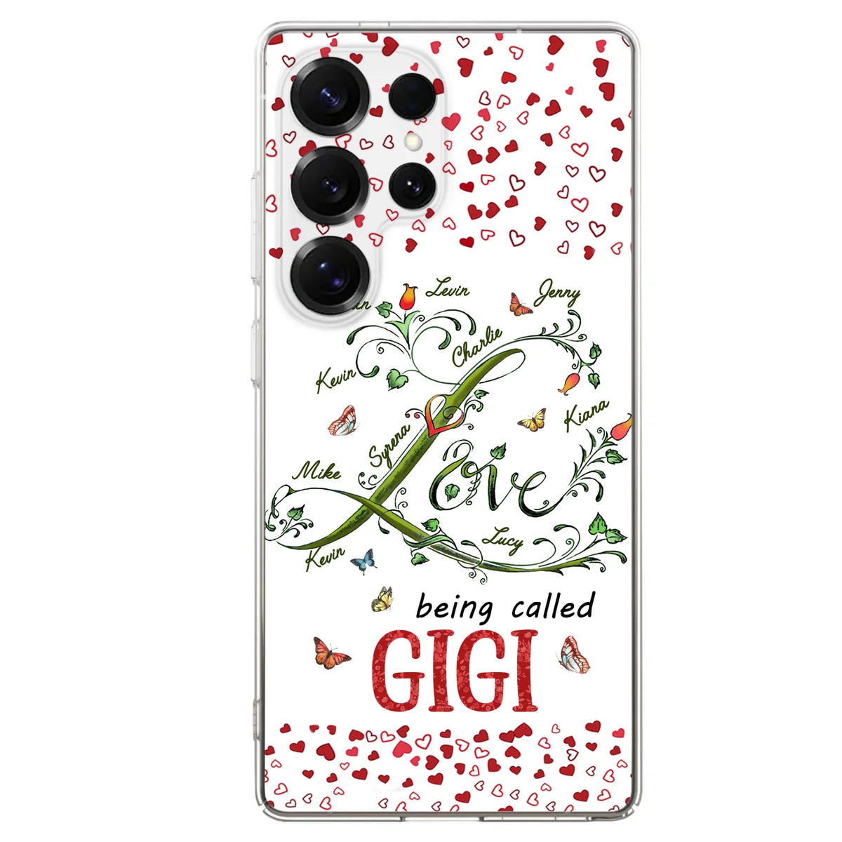 Custom Personalized Grandma Phone Case - Upto 10 Kids - Mother's Day Gift Idea For Grandma - Love Being Called Grandma