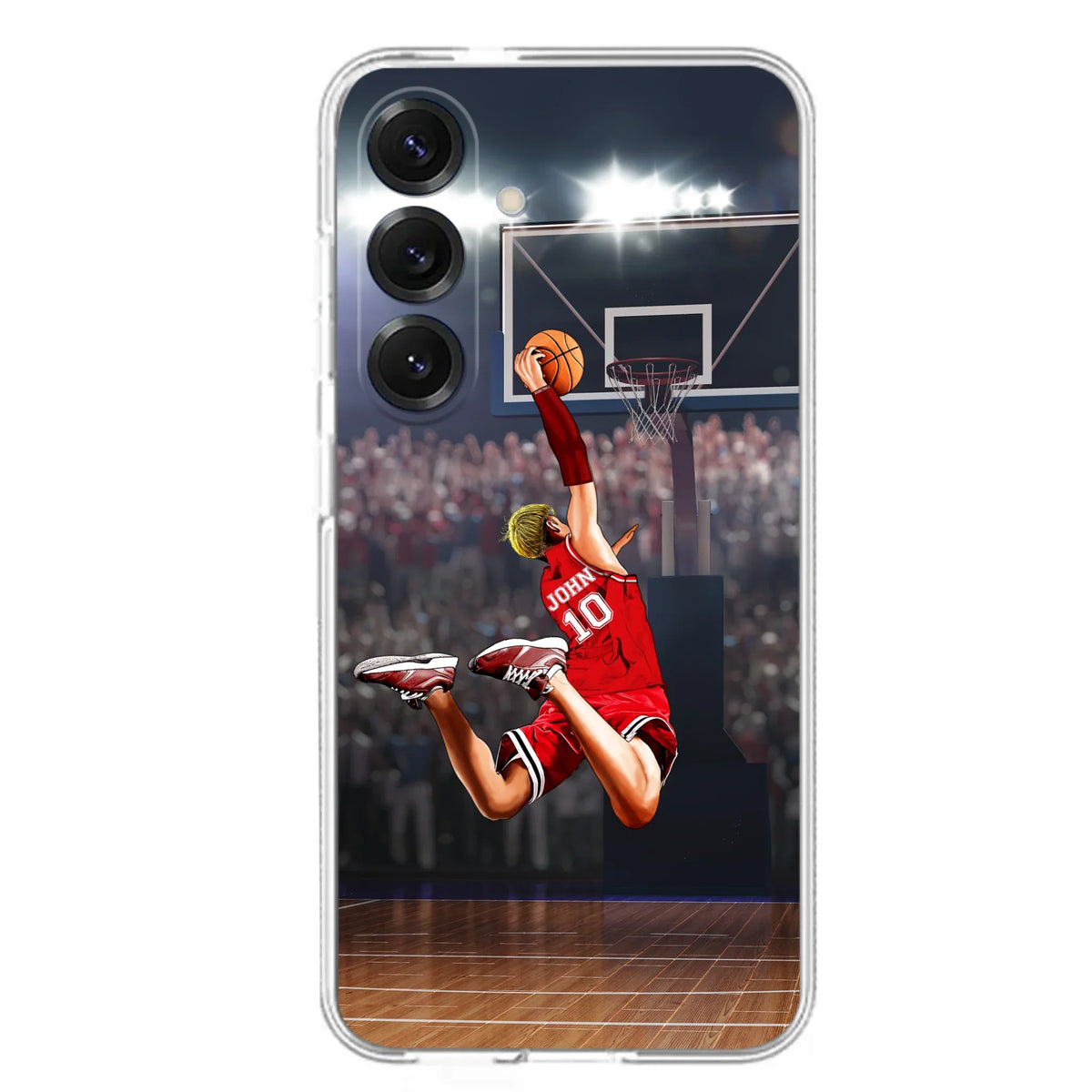 Custom Personalized Basketball Phone Case - Gift Idea For Basketball Lovers/Son/Grandson - Case For iPhone/Samsung