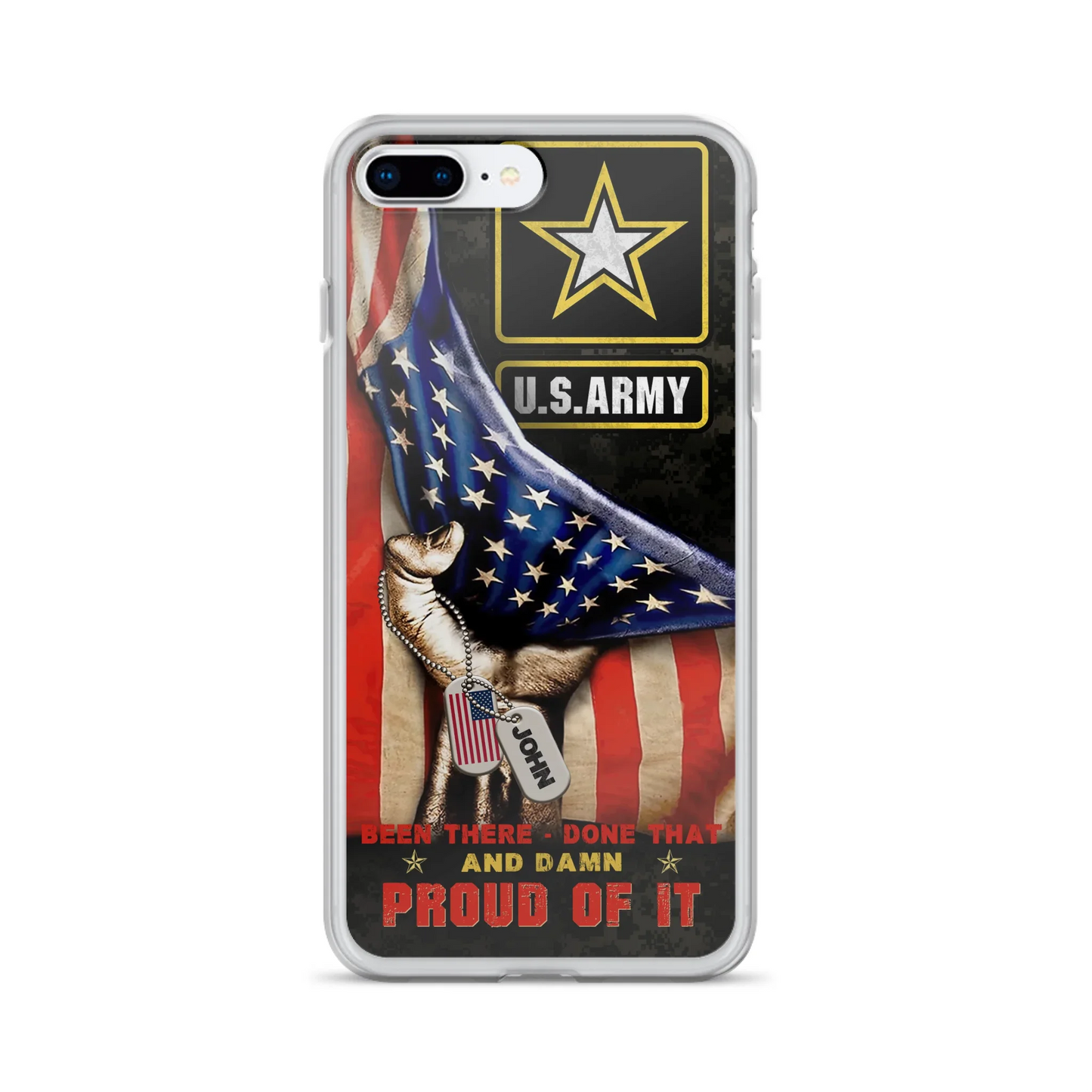 Custom Personalized Veteran Proudly Served Phone Case - Gift Idea For Veterans - Been There Done That And Damn Proud Of It - Case For iPhone And Samsung