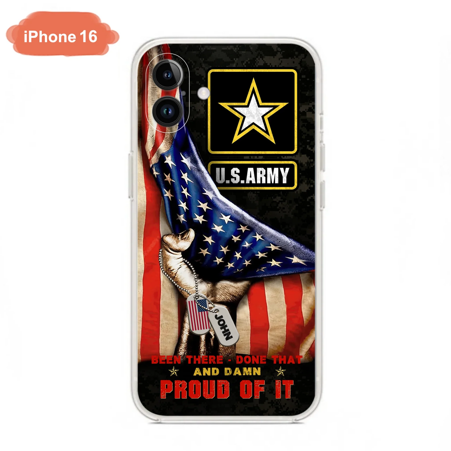 Custom Personalized Veteran Proudly Served Phone Case - Gift Idea For Veterans - Been There Done That And Damn Proud Of It - Case For iPhone And Samsung