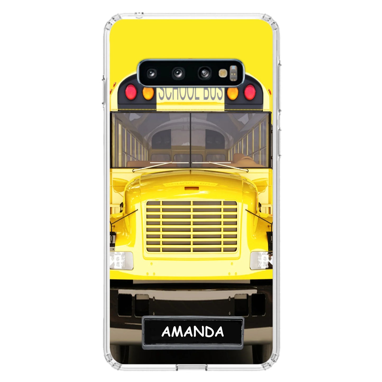 Custom Personalized School Bus Phone Case - Gift Idea For School Bus Lovers - Case For iPhone, Samsung and Xiaomi