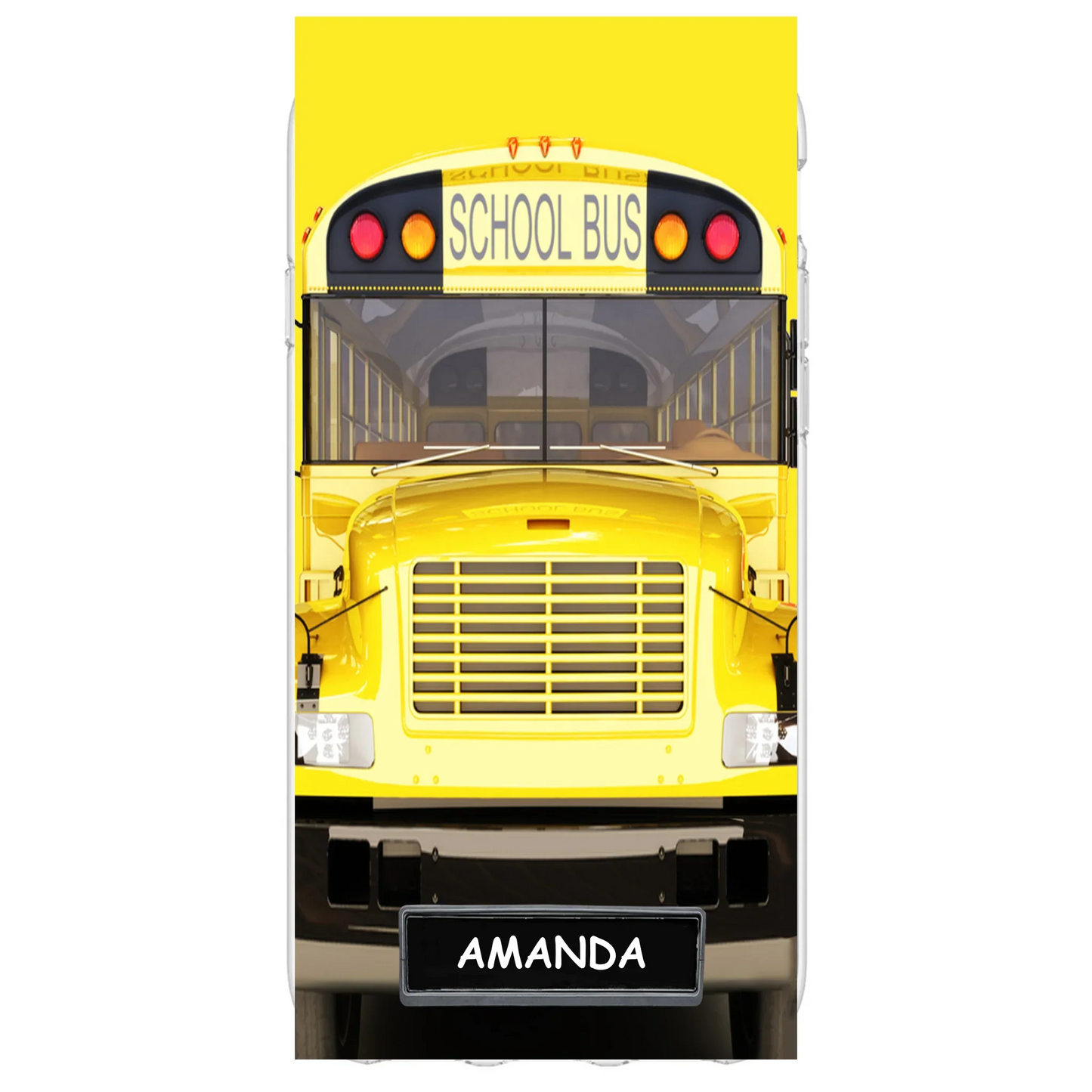 Custom Personalized School Bus Phone Case - Gift Idea For School Bus Lovers - Case For iPhone, Samsung and Xiaomi