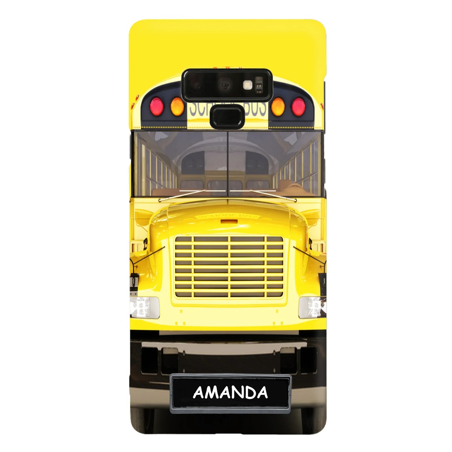 Personalized School Bus Phone Case - Gift Idea For School Bus Lovers - Case For iPhone, Samsung and Xiaomi