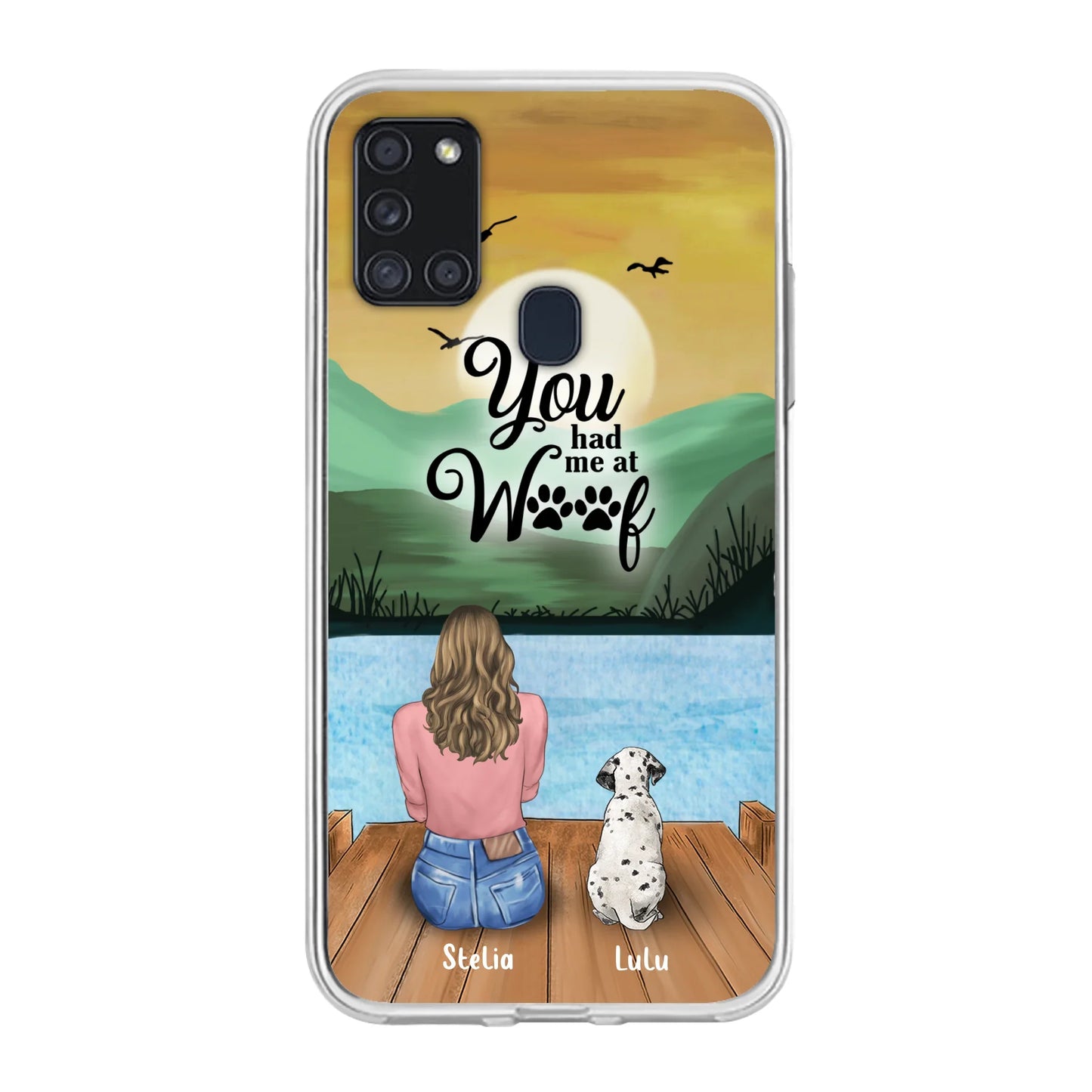 Personalized Dog Mom Phone Case - Gifts For Dog Lover With Up to 4 Dogs - You Had Me At Woof - The New Version for iPhone 16 Series