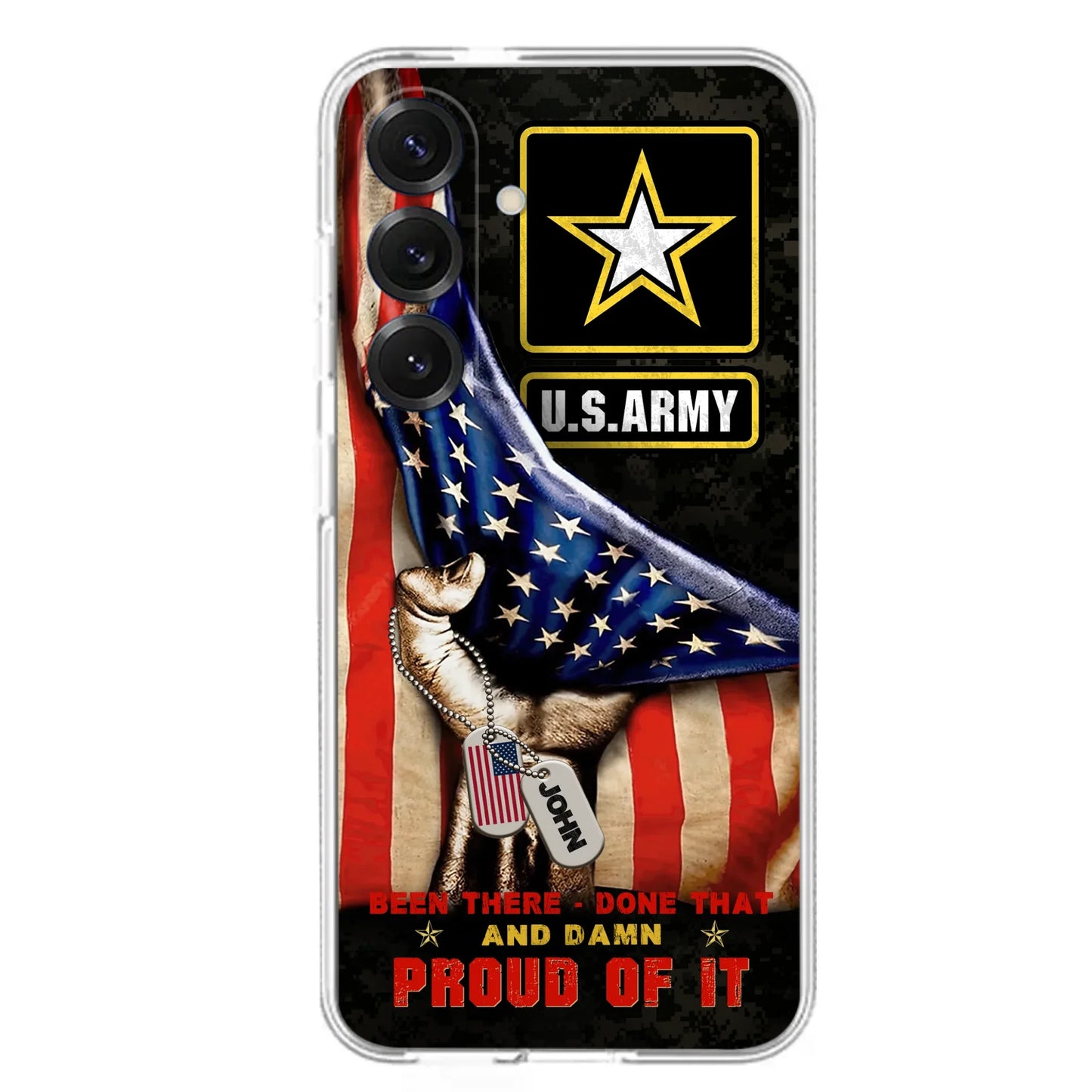 Custom Personalized Veteran Proudly Served Phone Case - Gift Idea For Veterans - Been There Done That And Damn Proud Of It - Case For iPhone And Samsung