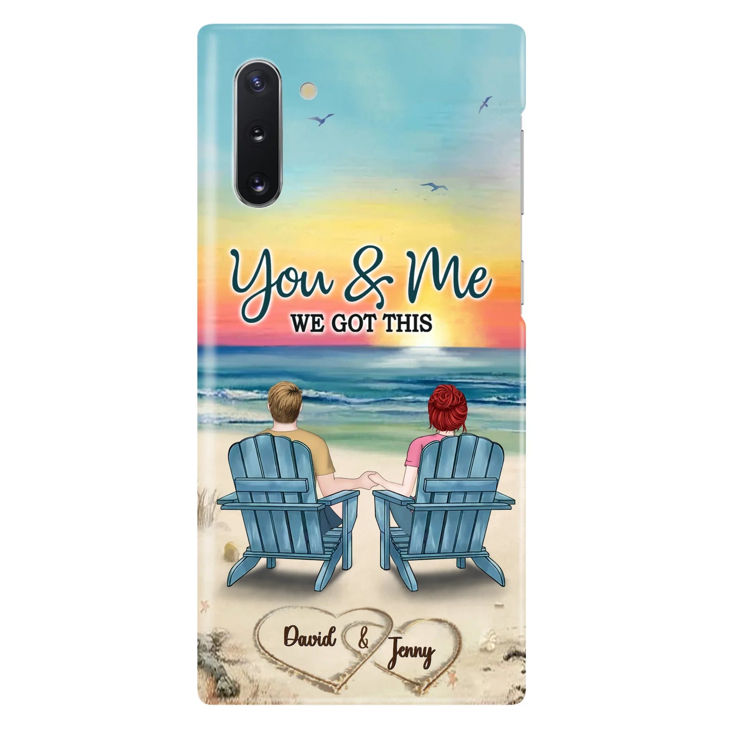 Custom Personalized Couple Phone Case - Gift Idea For Couple - You & Me We Got This - Case for iPhone/Samsung