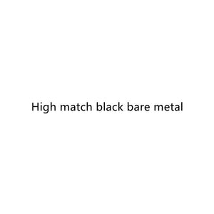 High match black bare metal