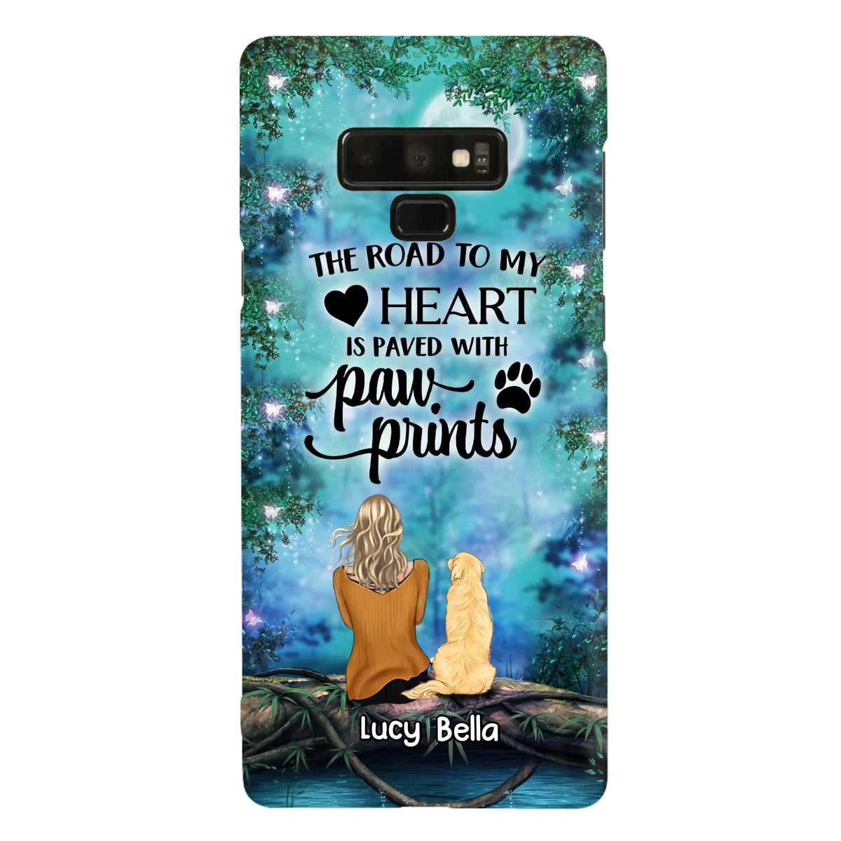 Custom Personalized Memorial Dog Phone Case - Upto 5 Dogs - Gift Idea For Dog Lover - Case For iPhone And Samsung