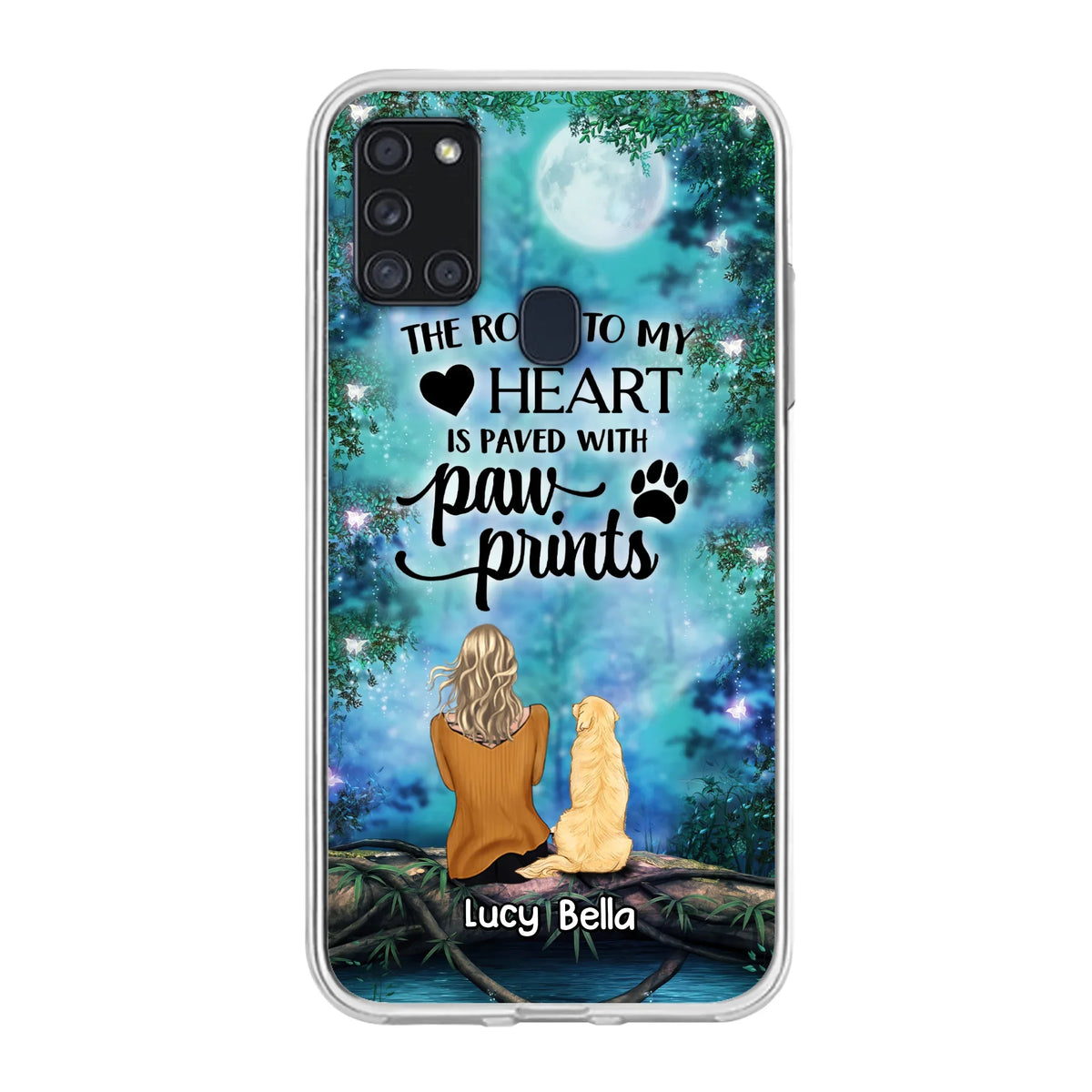 Custom Personalized Memorial Dog Phone Case - Upto 5 Dogs - Gift Idea For Dog Lover - Case For iPhone And Samsung