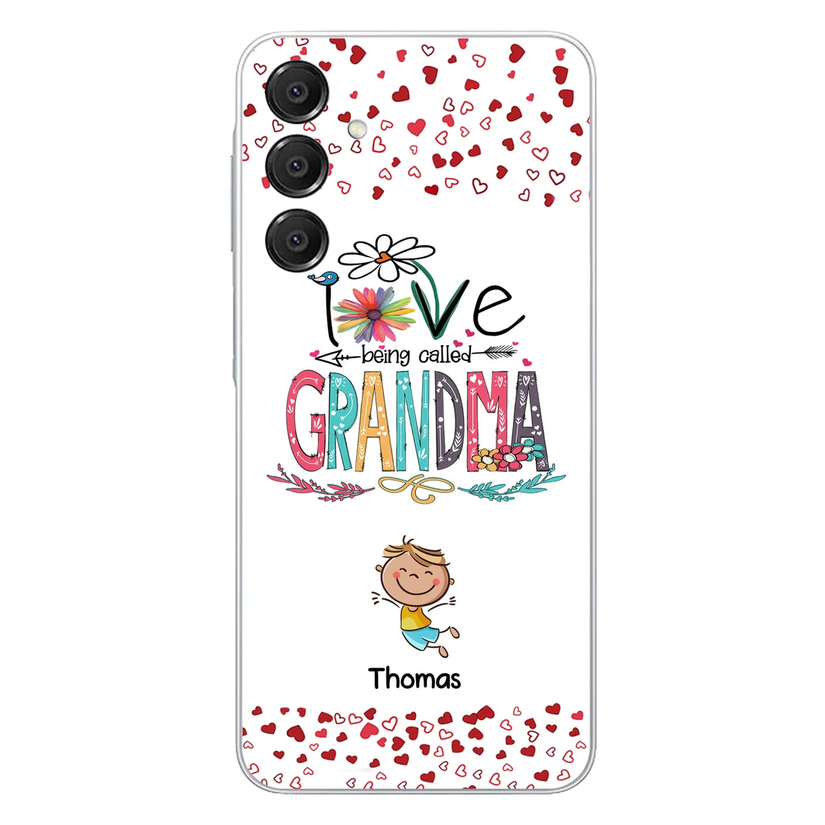 Custom Personalized Blessed To Be Called Nana Phone Case - Upto 5 Kids - Gift Idea For Nana/ Mama/Kids - Case For iPhone And Samsung