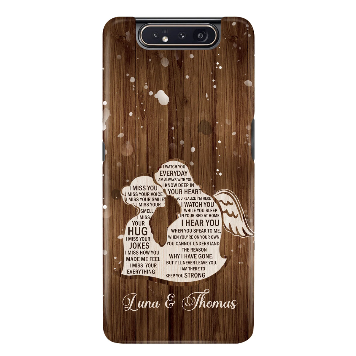 Custom Personalized I Miss Your Voice Memorial Phone Case - Memorial Gift Idea For Couple - Case For iPhone And Samsung