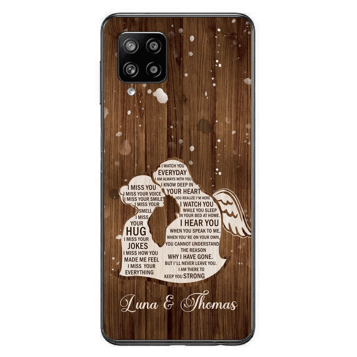 Custom Personalized I Miss Your Voice Memorial Phone Case - Memorial Gift Idea For Couple - Case For iPhone And Samsung