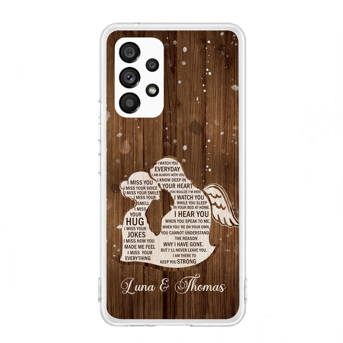 Custom Personalized I Miss Your Voice Memorial Phone Case - Memorial Gift Idea For Couple - Case For iPhone And Samsung