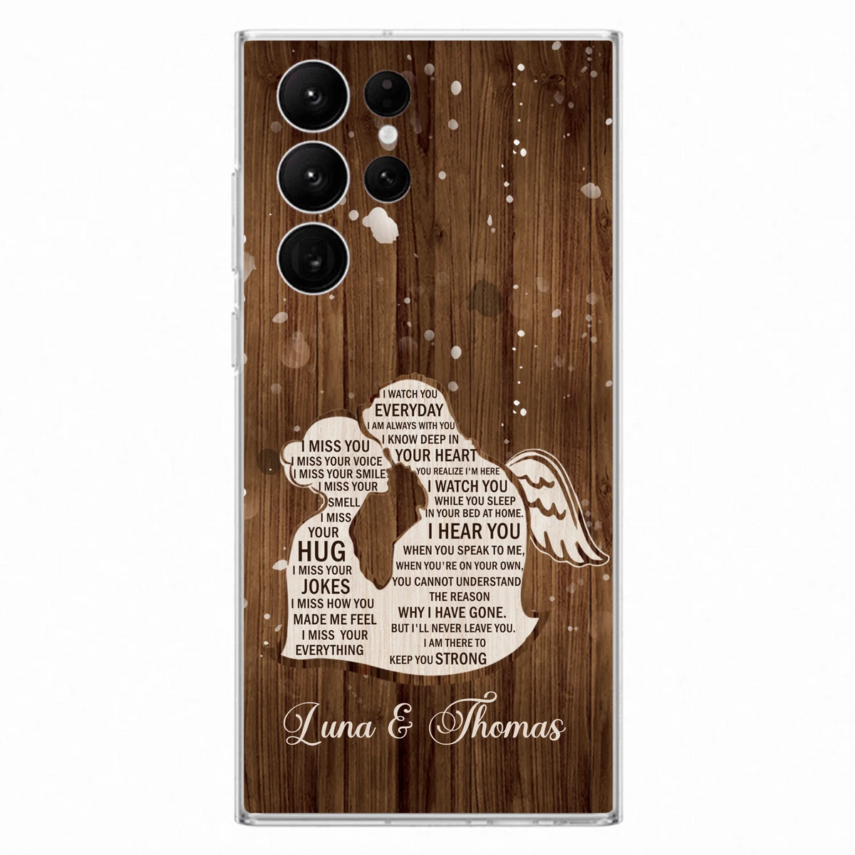 Custom Personalized I Miss Your Voice Memorial Phone Case - Memorial Gift Idea For Couple - Case For iPhone And Samsung