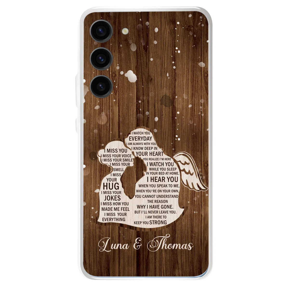Custom Personalized I Miss Your Voice Memorial Phone Case - Memorial Gift Idea For Couple - Case For iPhone And Samsung