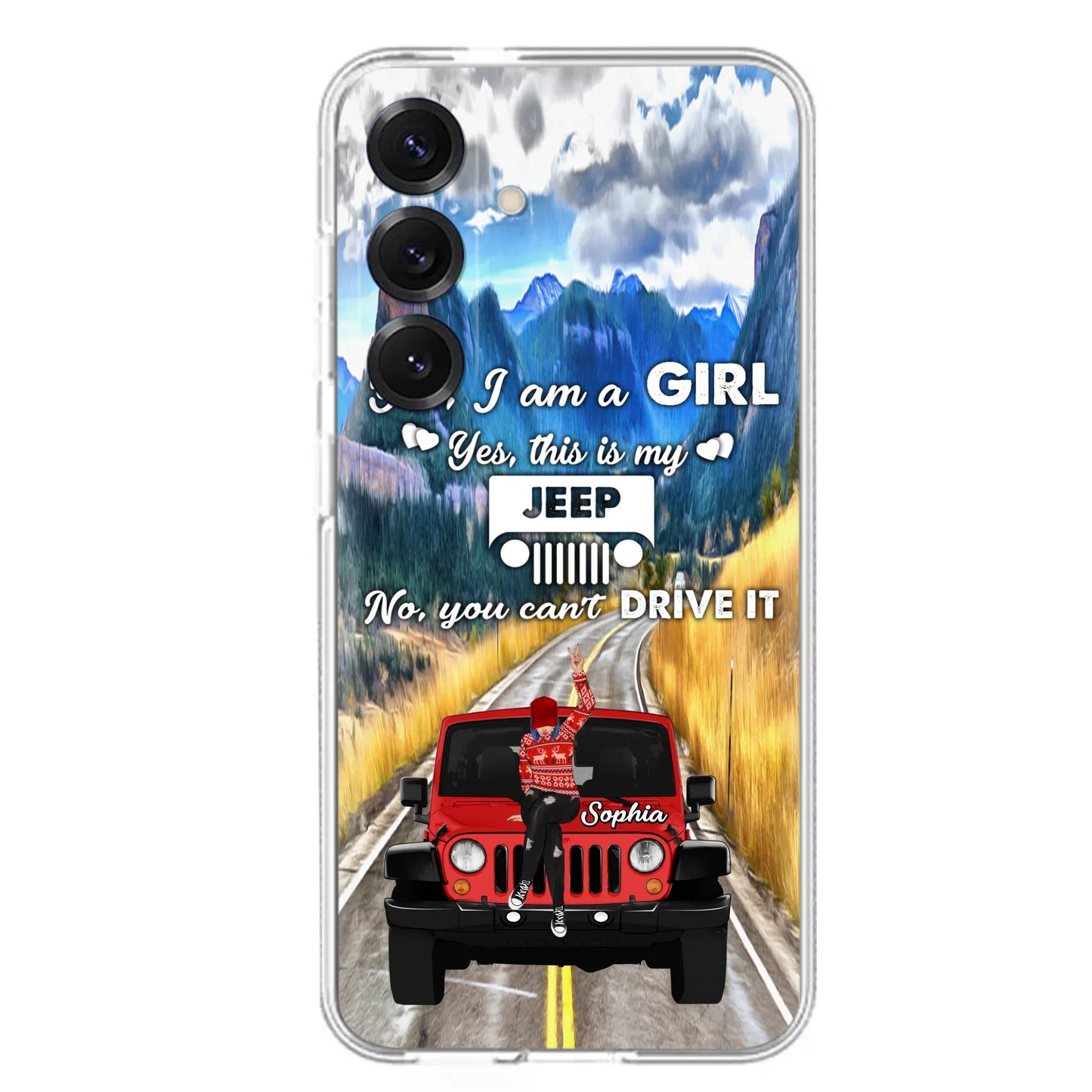 Custom Personalized Off - Road Girl Phone Case - Case For iPhone And Samsung