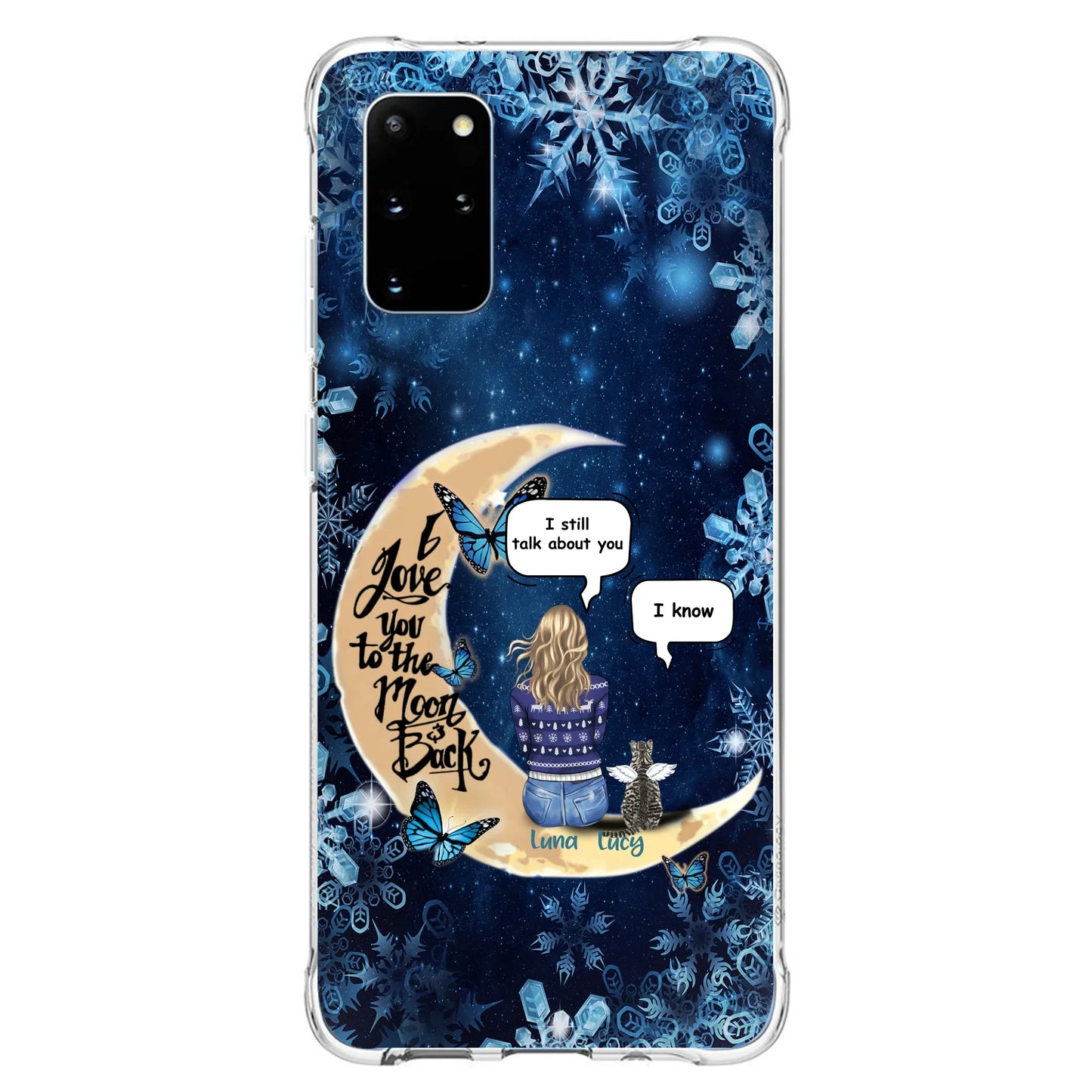Custom Personalized Pet Mom Conversation Phone Case - Woman With Upto 4 Pets - Gift For Dog/ Cat Lover - Case For iPhone And Samsung