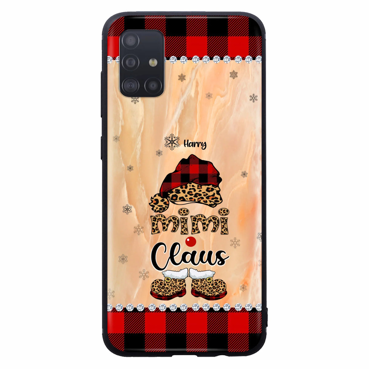 Custom Personalized Mimi Claus Phone Case - Upto 9 Names - Gift For Grandma - Case For iPhone And Samsung