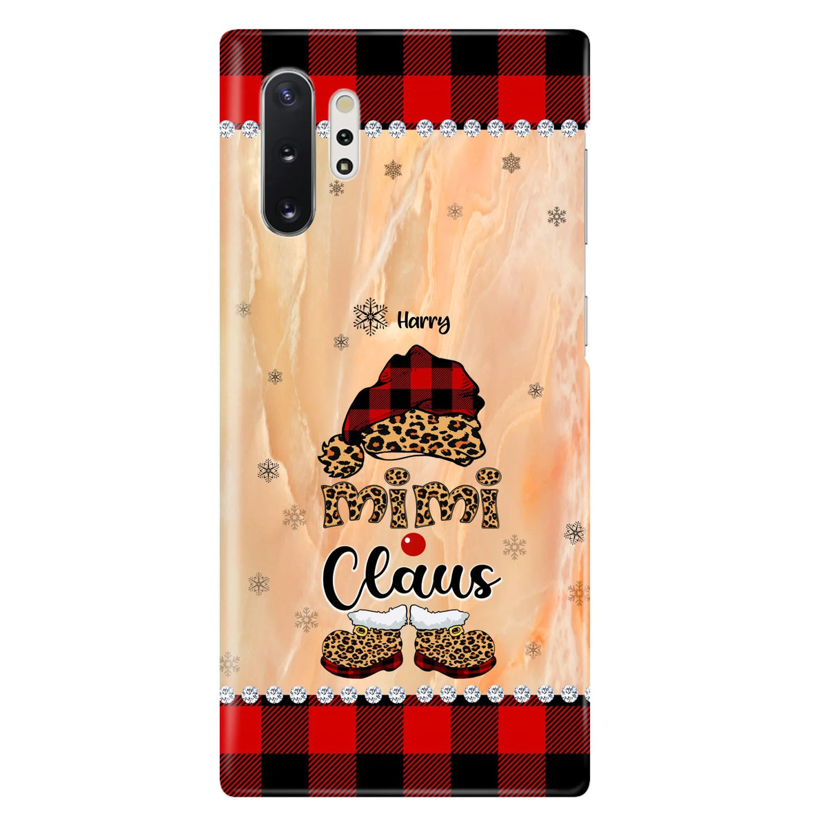 Custom Personalized Mimi Claus Phone Case - Upto 9 Names - Gift For Grandma - Case For iPhone And Samsung