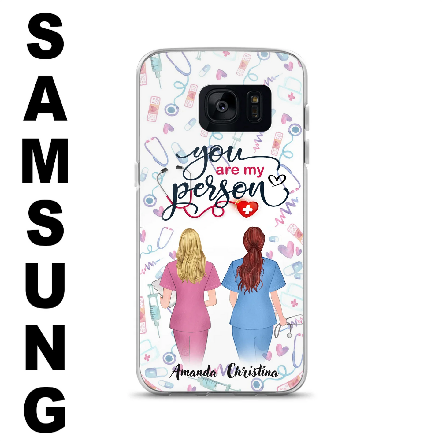 Custom Personalized Nurse Friend Phone Case - Best Gift For Friends - You're My Person - Case For iPhone And Samsung