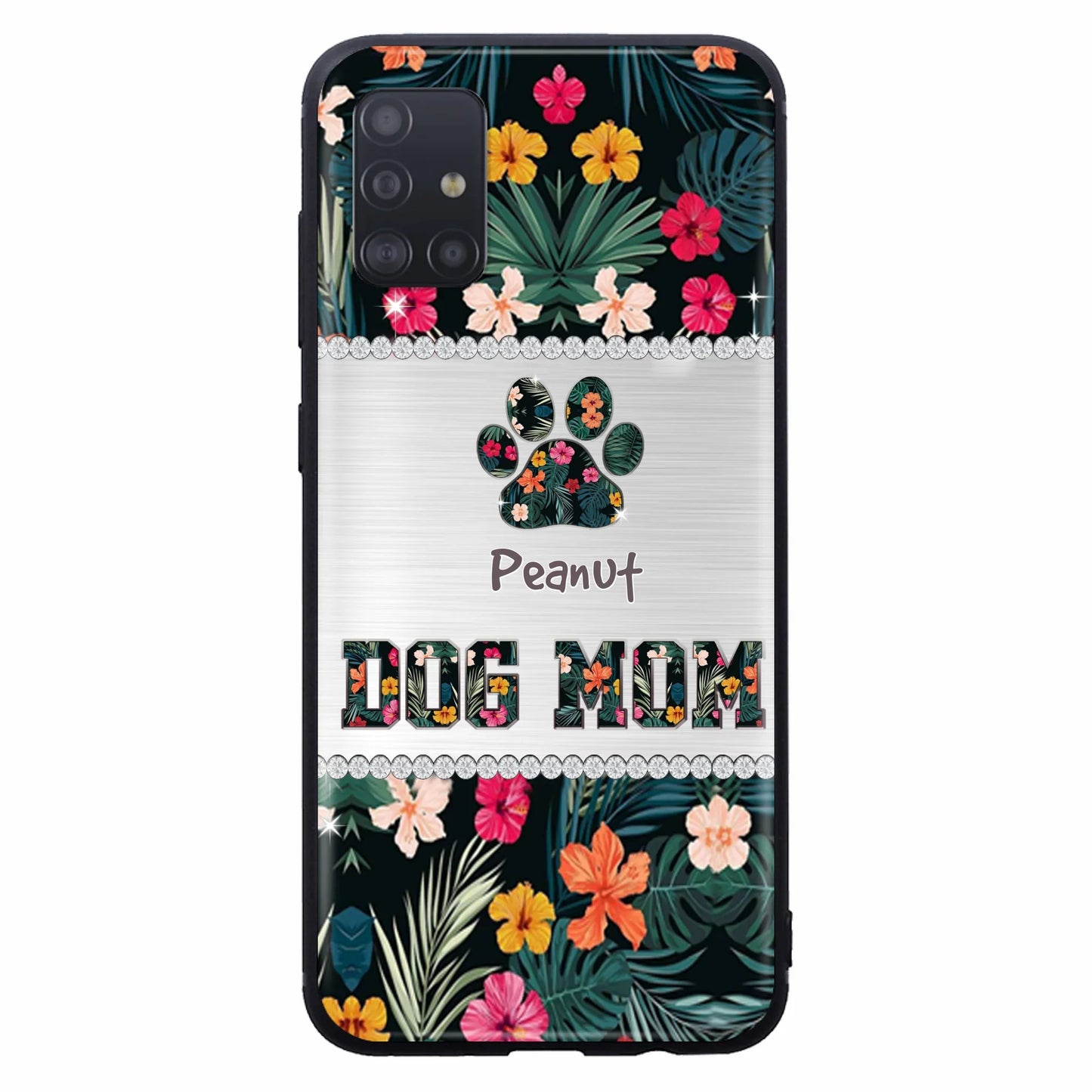 Personalized Custom Phone Case Dog Mom Met Pattern - Gifts Idea For Dog Lover - Dog Mom - Case For Iphone & Samsung