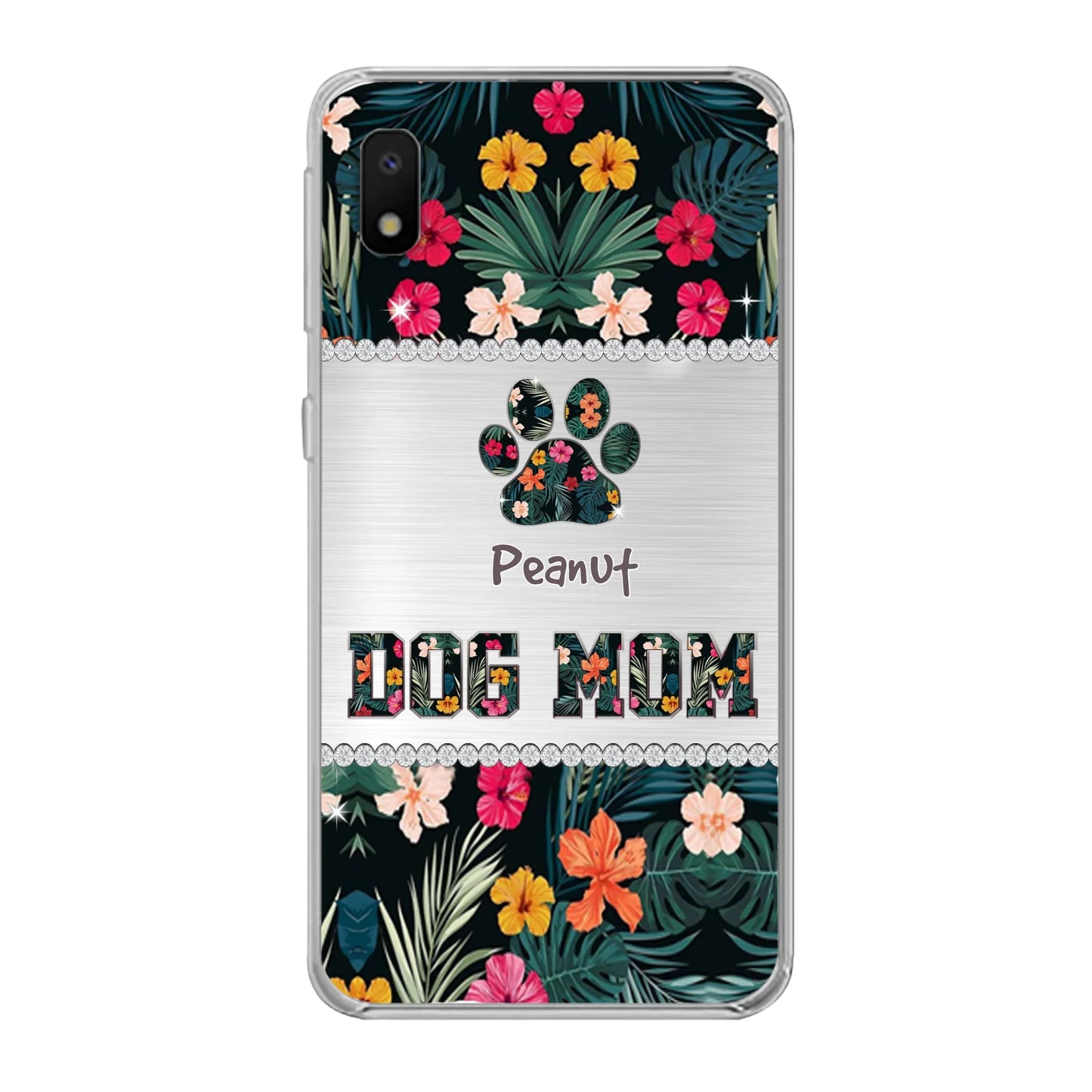 Personalized Custom Phone Case Dog Mom Met Pattern - Gifts Idea For Dog Lover - Dog Mom - Case For Iphone & Samsung