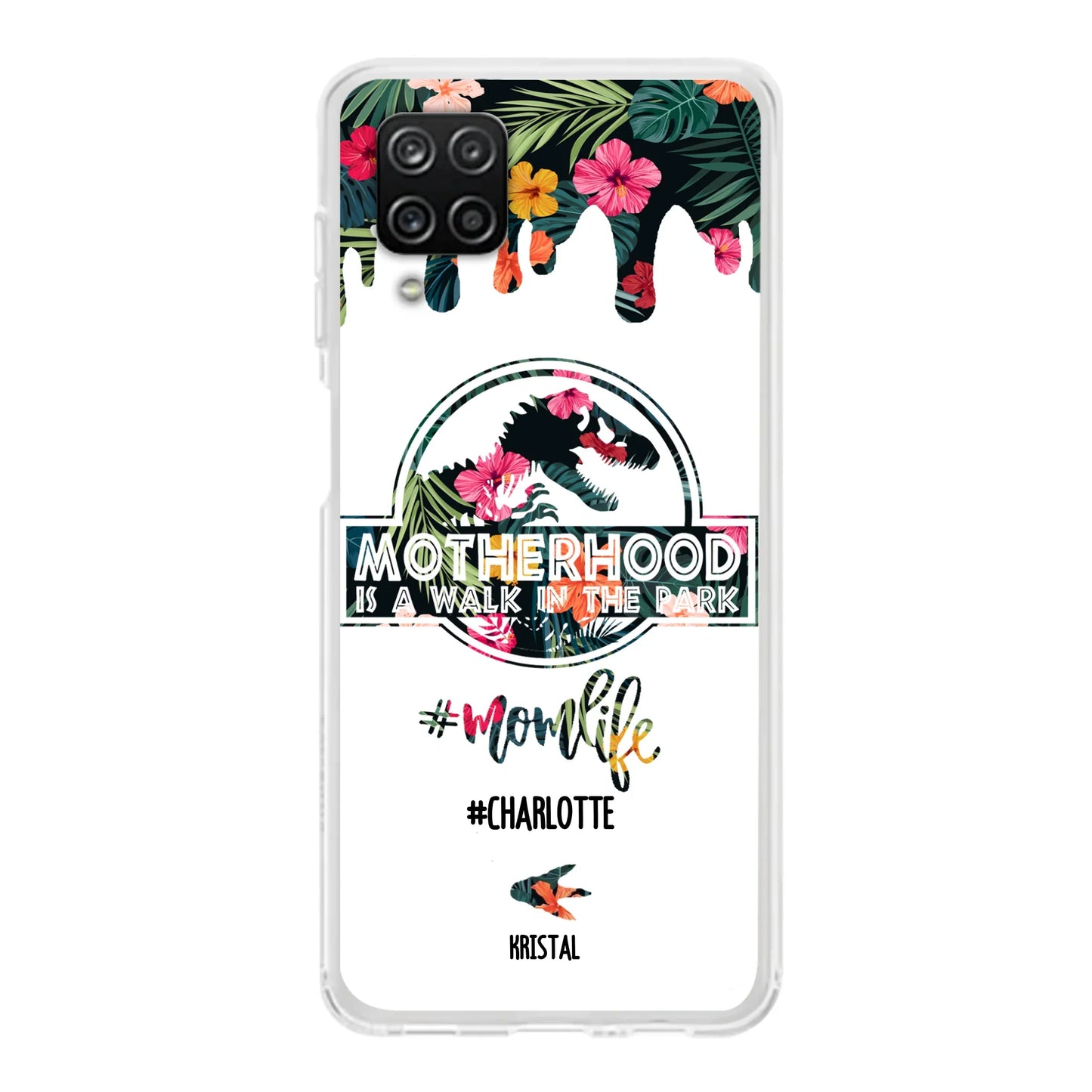 Custom Personalized Mama Dinosaur Phone Case - Best Gift For Mothers - For iPhone And Samsung Phone Case - 2QCGS1