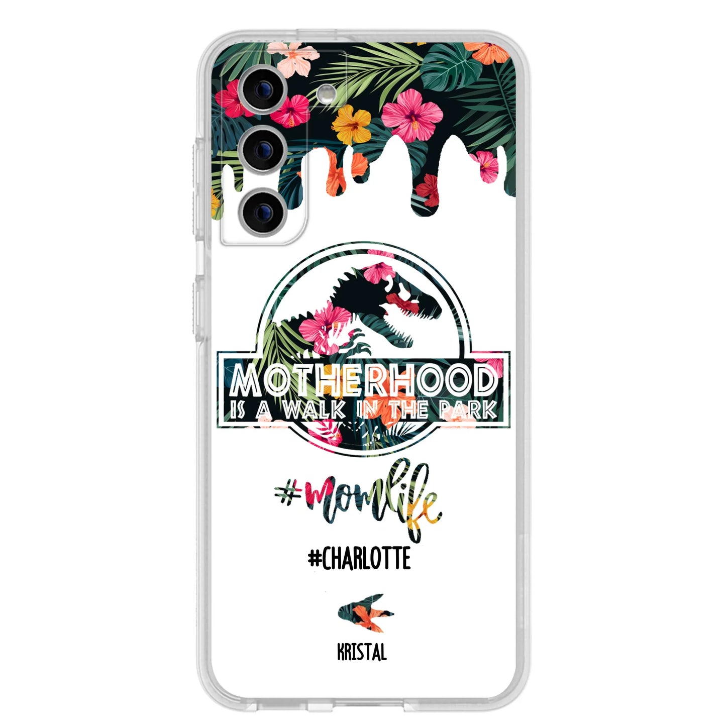 Custom Personalized Mama Dinosaur Phone Case - Best Gift For Mothers - For iPhone And Samsung Phone Case - 2QCGS1