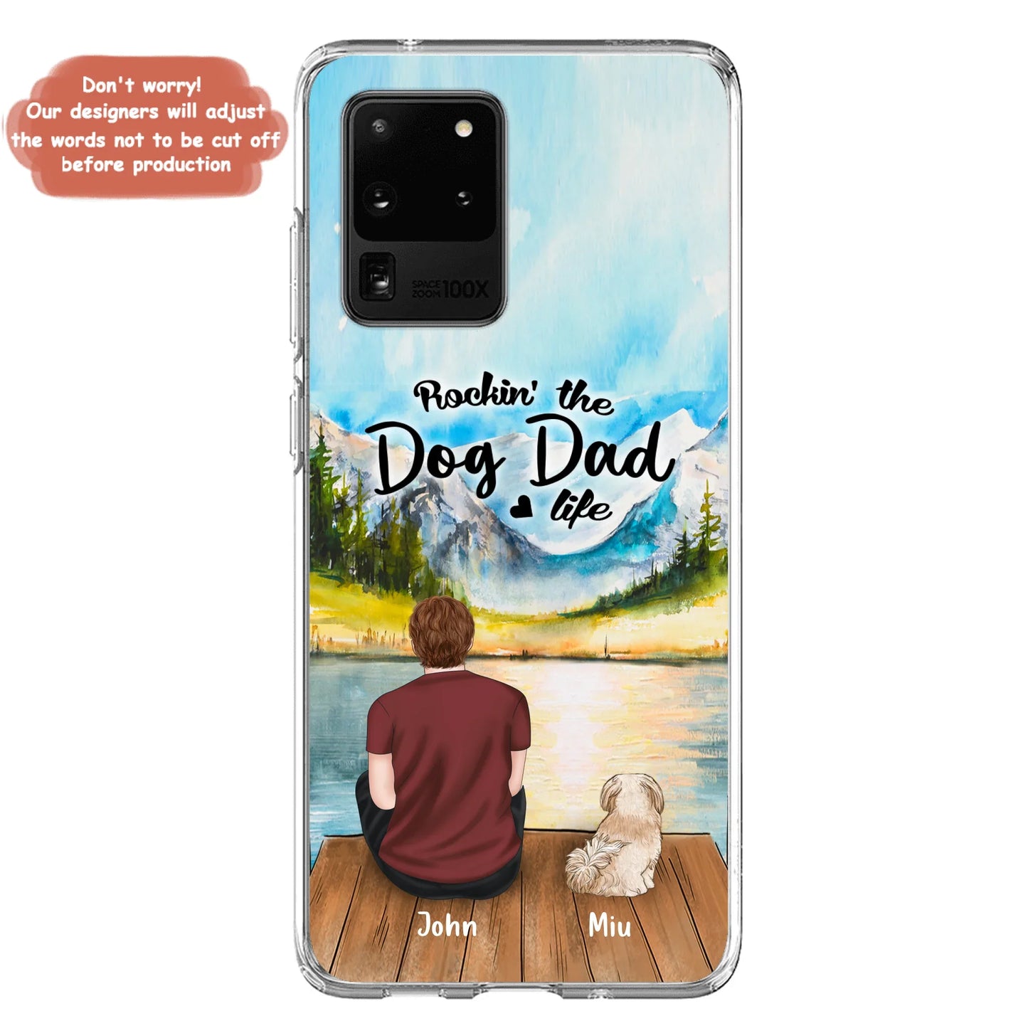 Personalized Pet Mom/Dad Case Phone Case - iPhone and Samsung Case