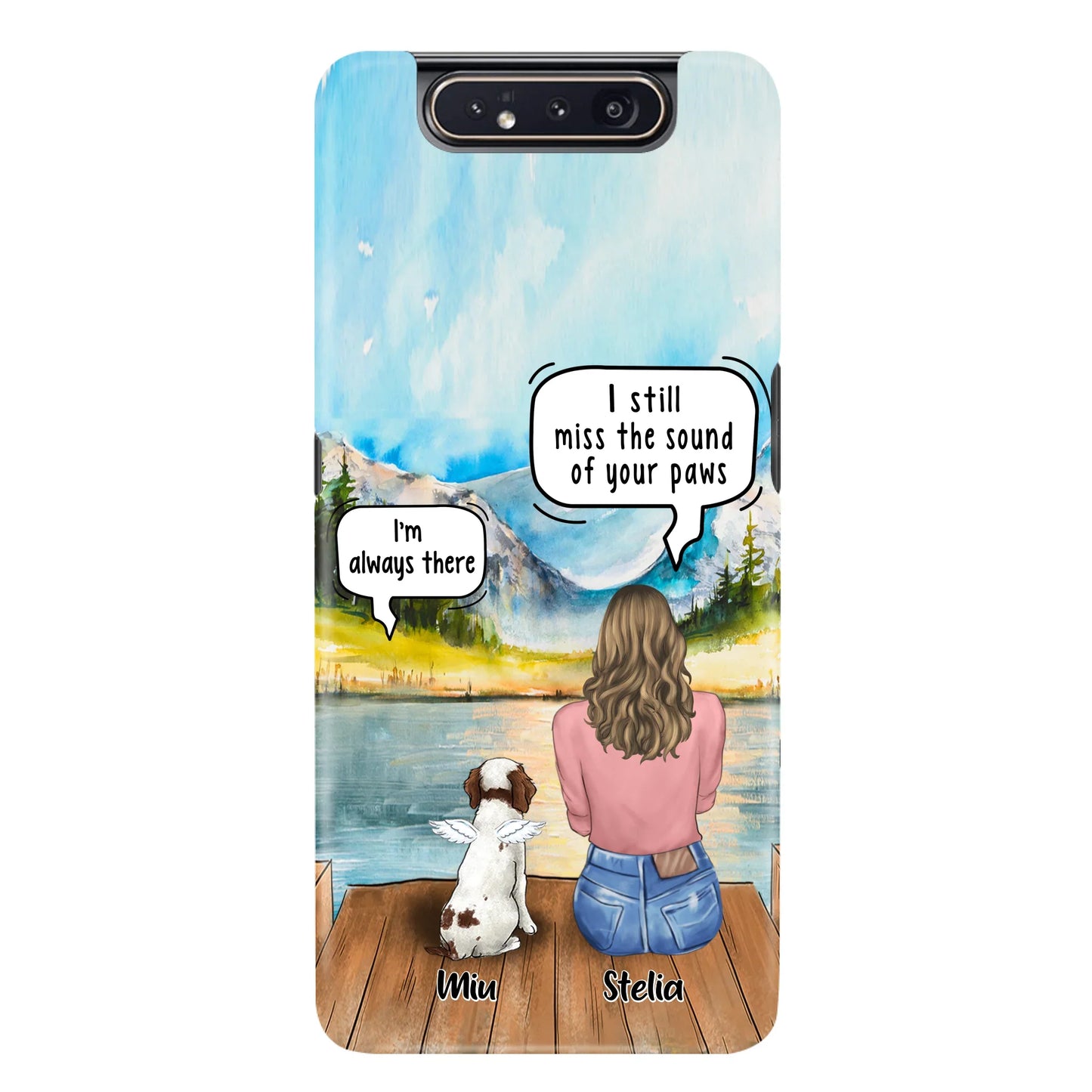 Custom Personalized Dog Mom Phone Case - Upto 4 Pets - Case For Iphone/Samsung - Gift Idea For Pet Lover - FXVV9O