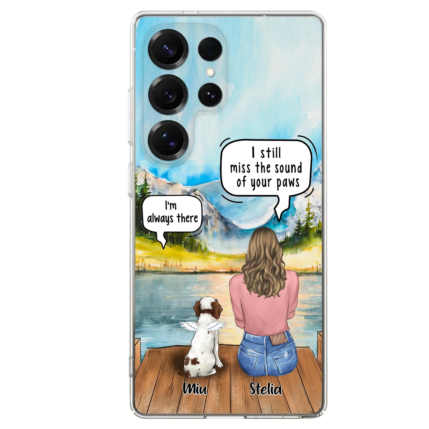 Custom Personalized Dog Mom Phone Case - Upto 4 Pets - Case For Iphone/Samsung - Gift Idea For Pet Lover - FXVV9O