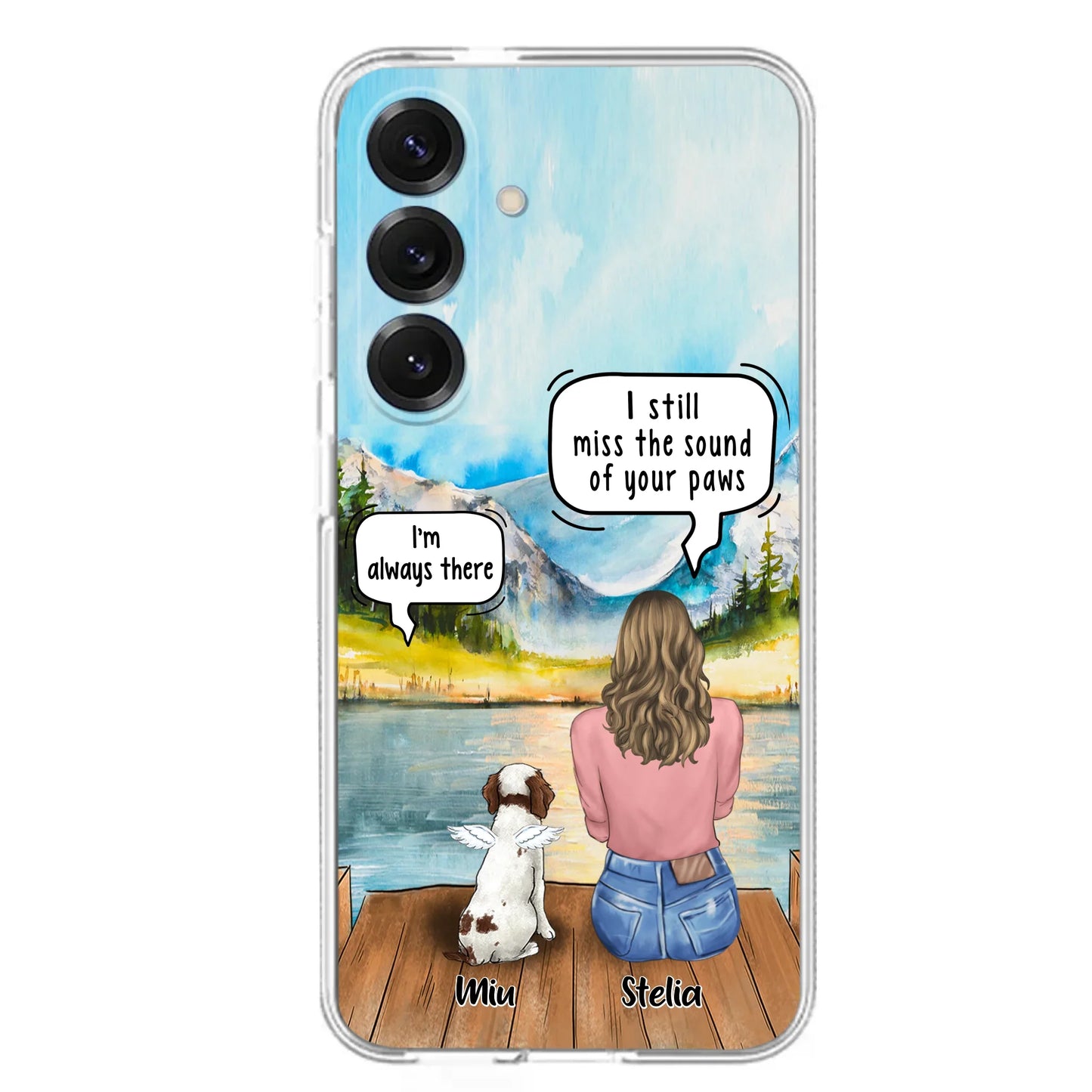 Custom Personalized Dog Mom Phone Case - Upto 4 Pets - Case For Iphone/Samsung - Gift Idea For Pet Lover - FXVV9O