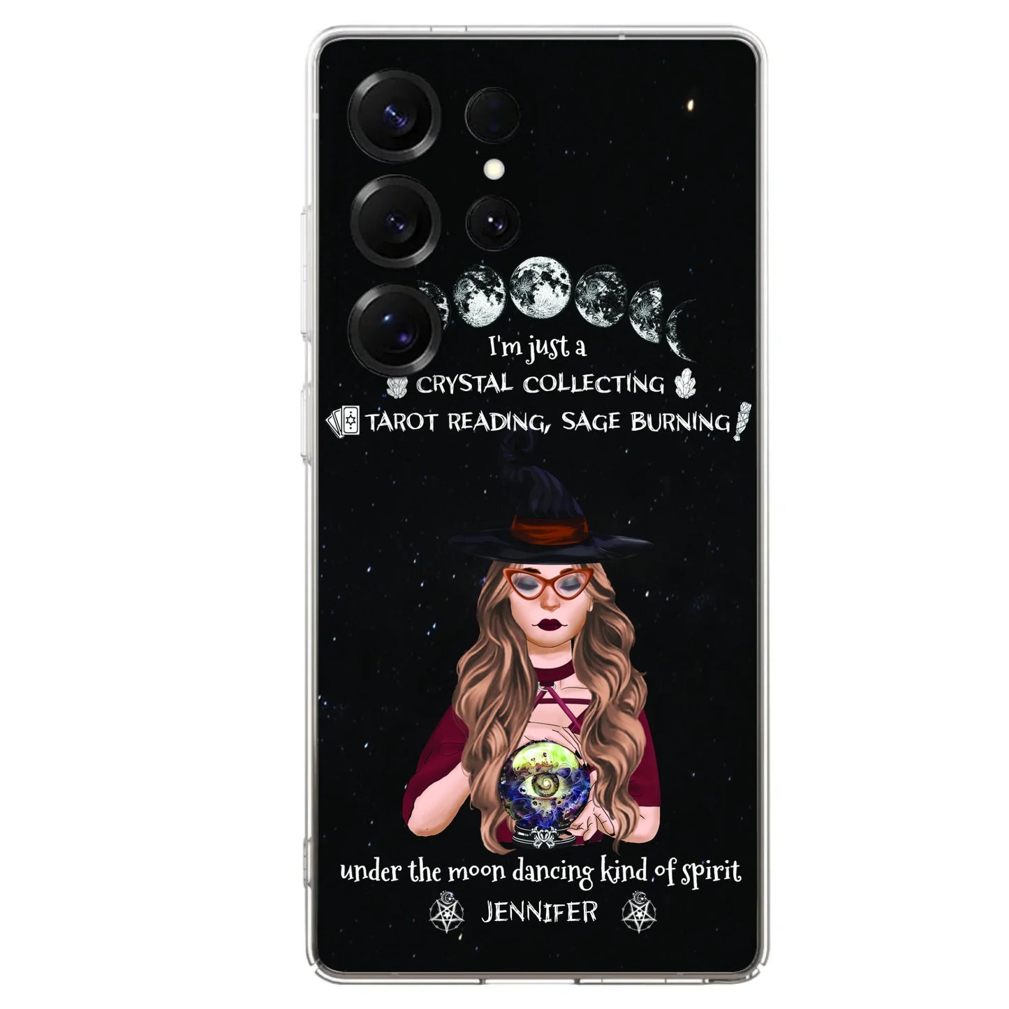 Custom Personalized Witch Phone Case - Case For Iphone/Samsung - Best Halloween Gift For Girl - 9CSL6M