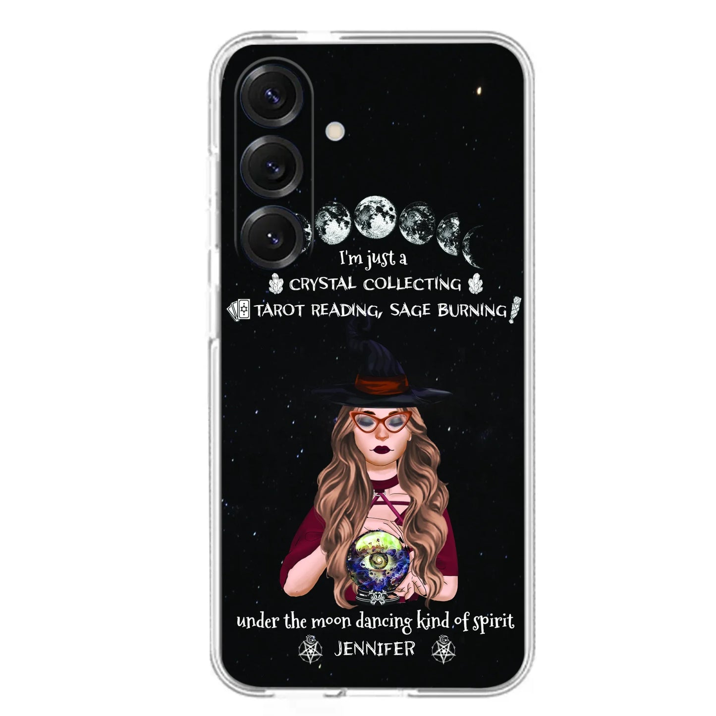 Custom Personalized Witch Phone Case - Case For Iphone/Samsung - Best Halloween Gift For Girl - 9CSL6M