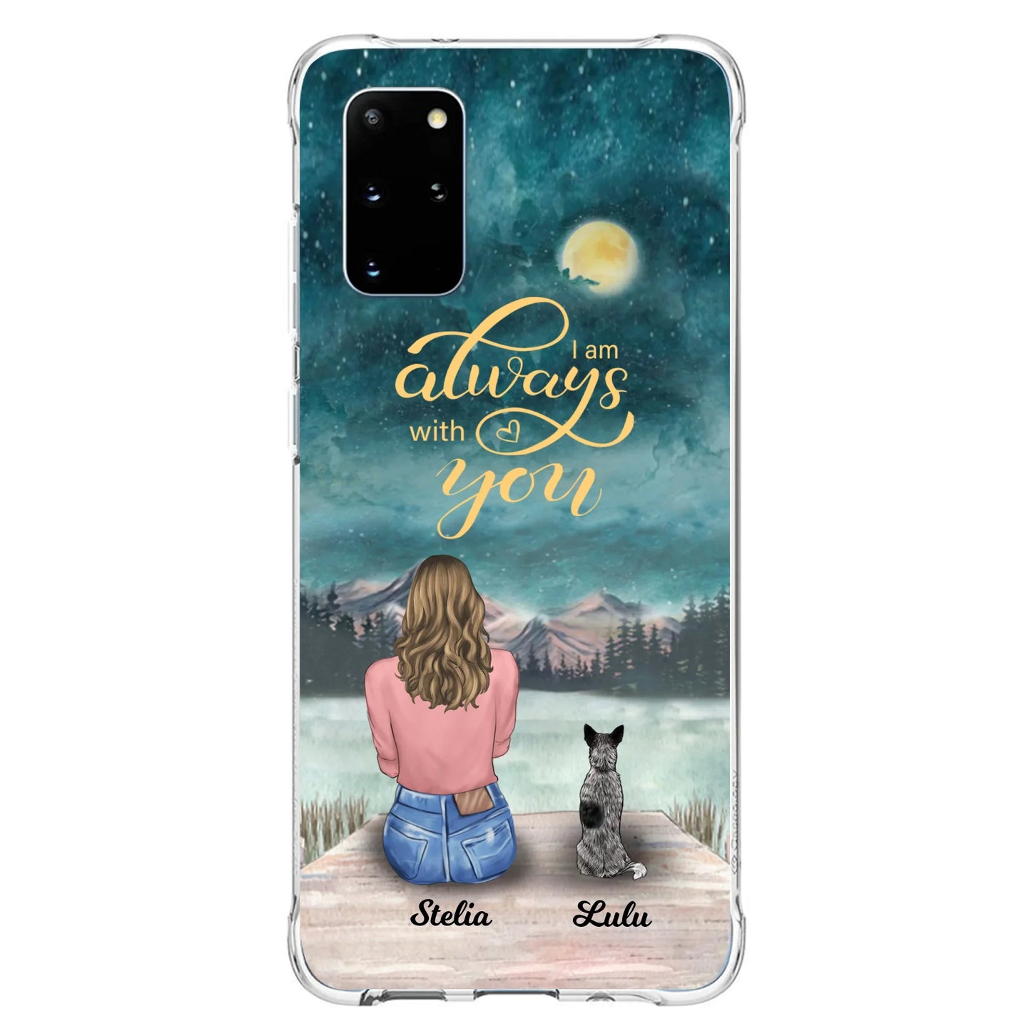 Personalized Phone Case Dog Mom - Gift For Dog Lovers with upto 4 Dogs - Busy Being A Dog Mom
