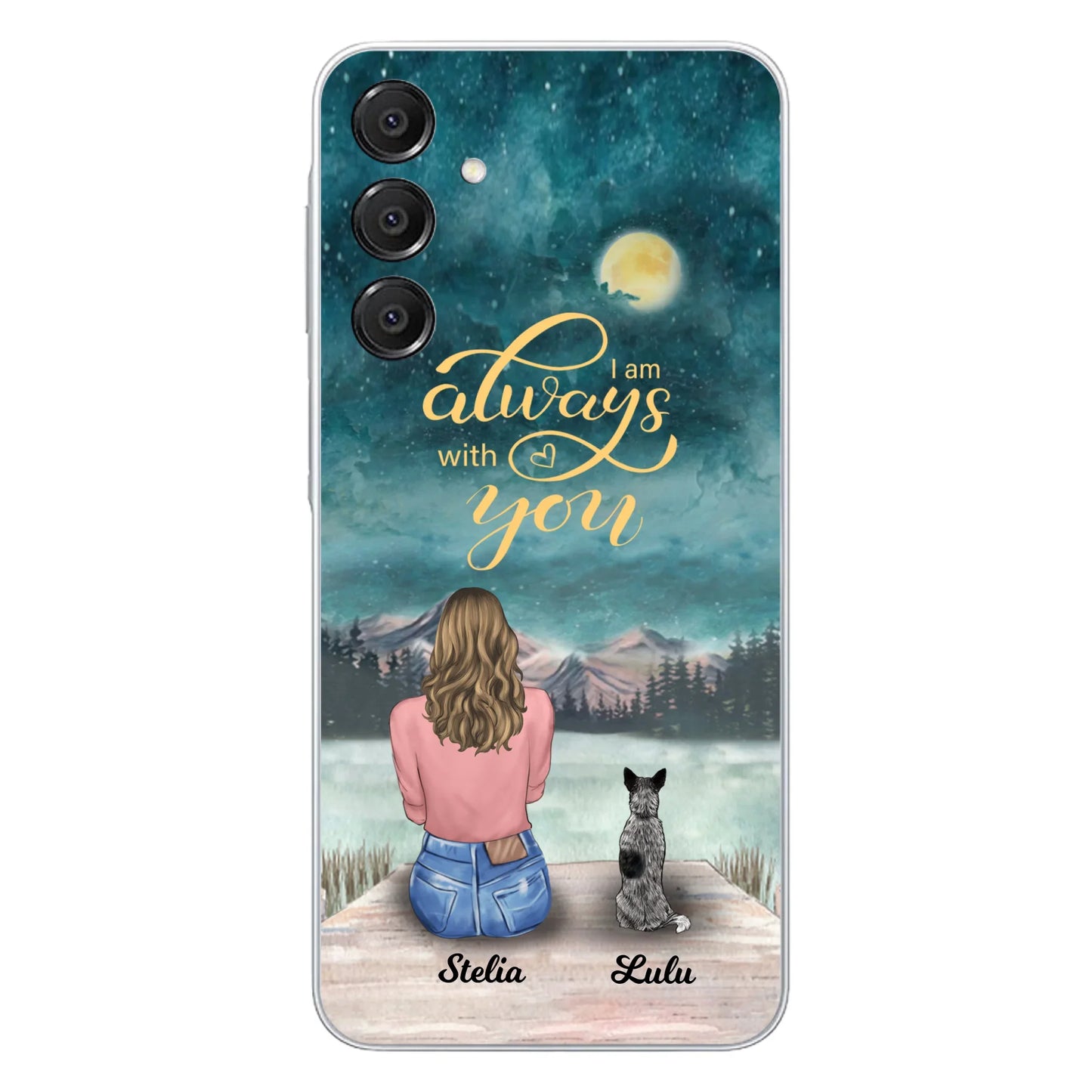 Personalized Phone Case Dog Mom - Gift For Dog Lovers with upto 4 Dogs - Busy Being A Dog Mom