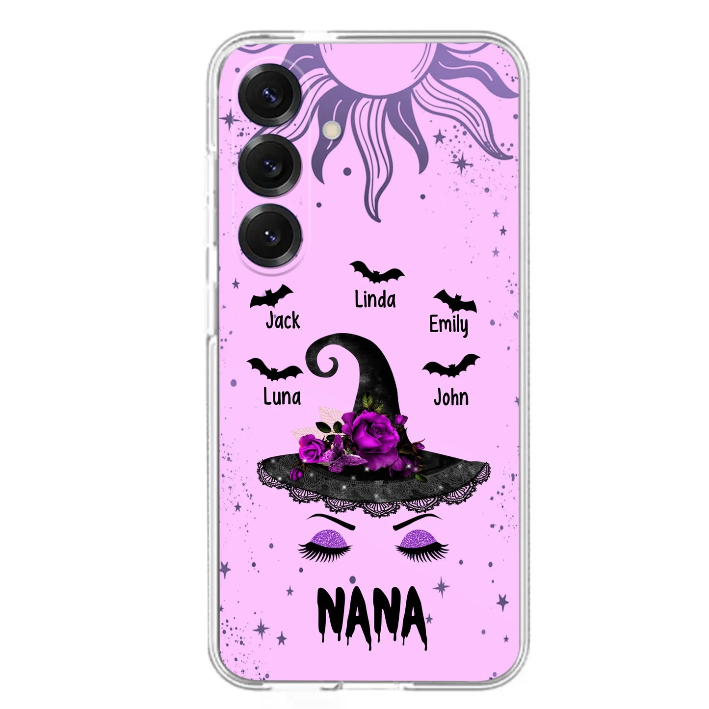 Personalized Mother Witch Phone Case - Upto 5 Kid's - Best Gift For Mother -Grandma,Gigi,Nana,Mama,Gigi