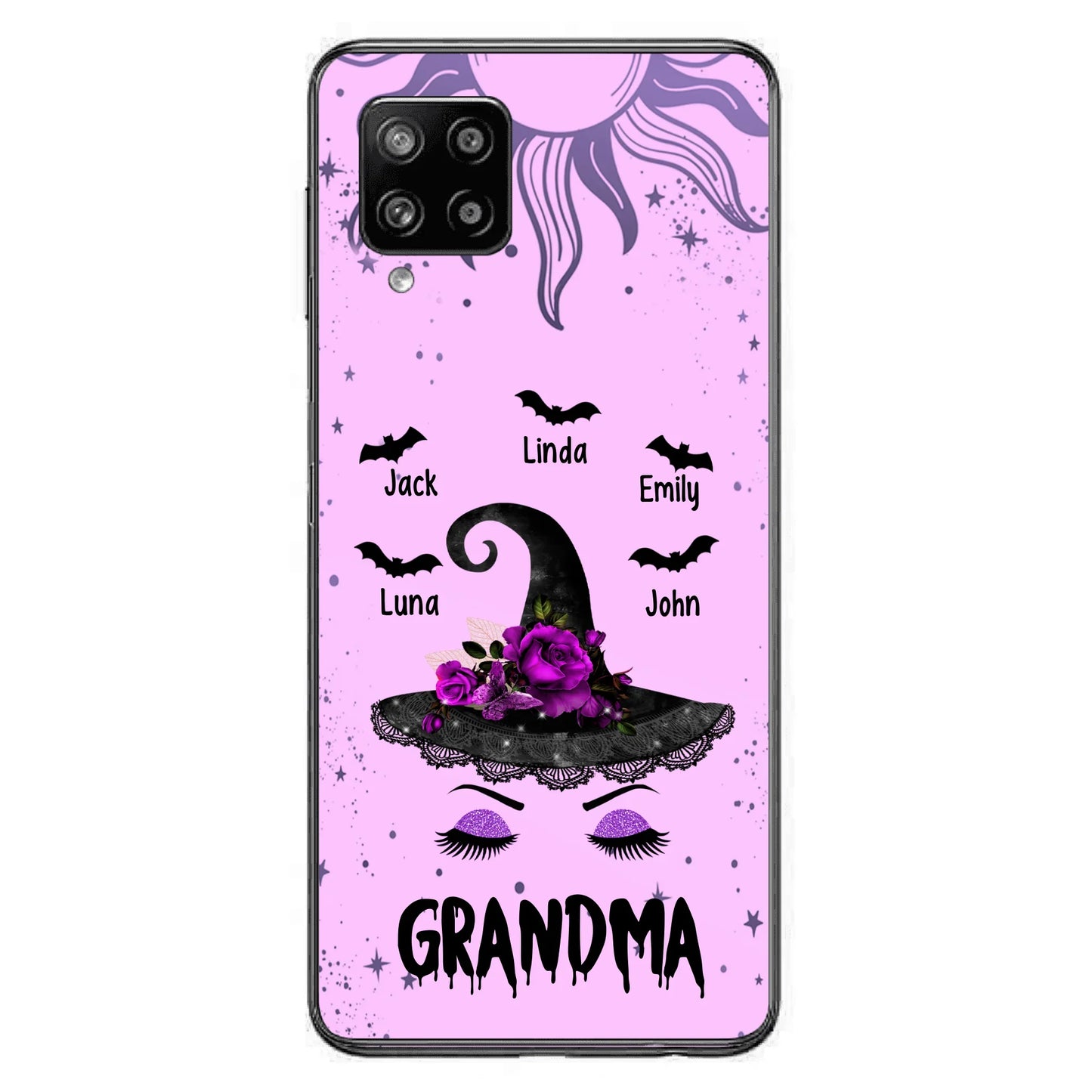 Personalized Grandma Witch Phone Case -
Upto 5 Kid's Name - Best Gift For Grandma- Grandma,Gigi,Nana,Mama,Gigi