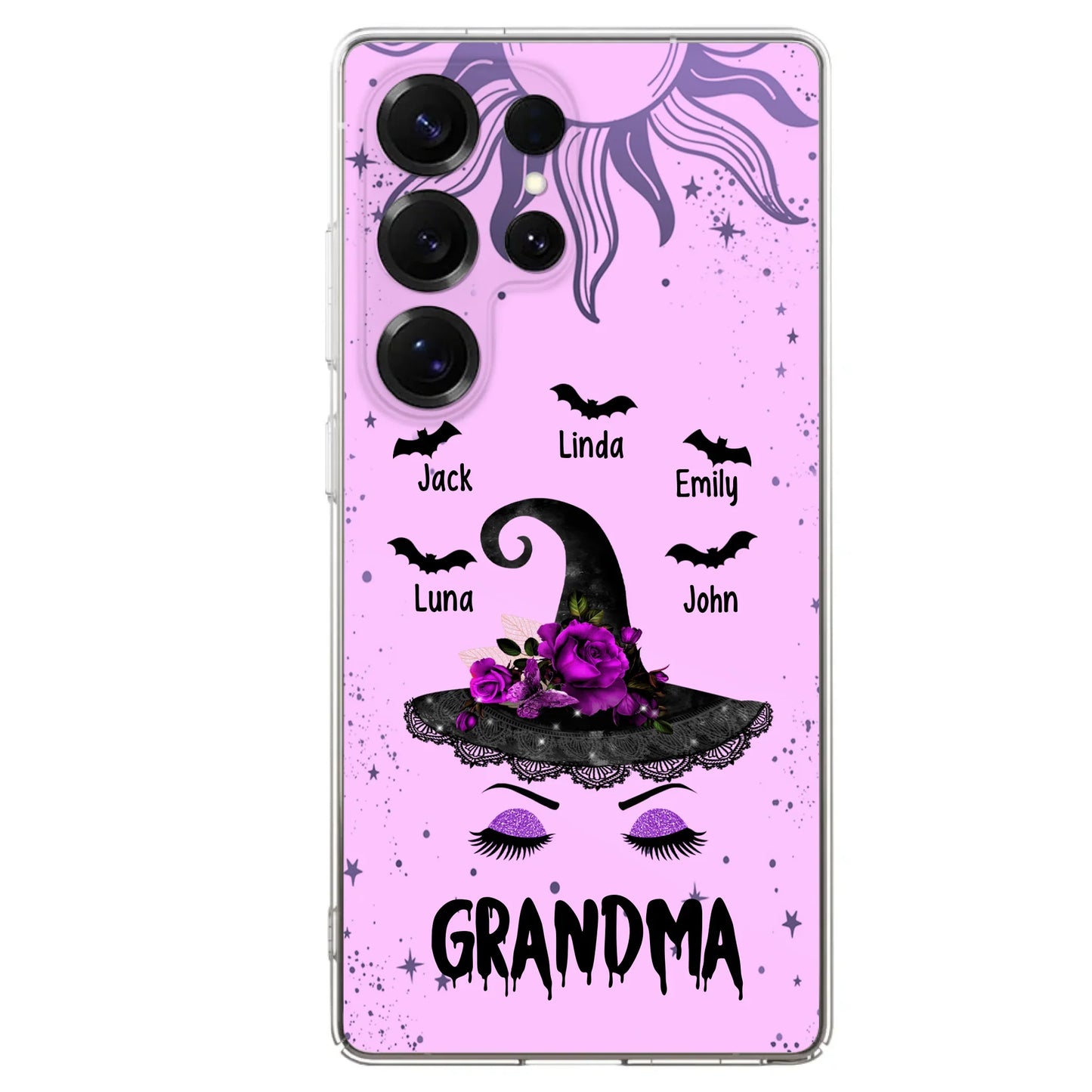 Personalized Grandma Witch Phone Case -
Upto 5 Kid's Name - Best Gift For Grandma- Grandma,Gigi,Nana,Mama,Gigi
