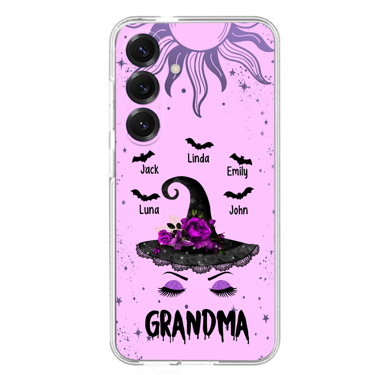 Personalized Grandma Witch Phone Case -
Upto 5 Kid's Name - Best Gift For Grandma- Grandma,Gigi,Nana,Mama,Gigi