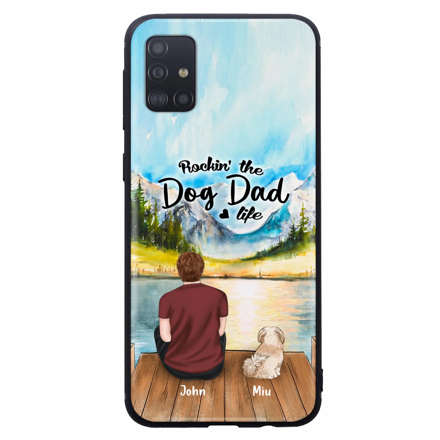 Personalized Pet Mom/Dad Phone Case - Chubby or Slim with up to 7 Pets