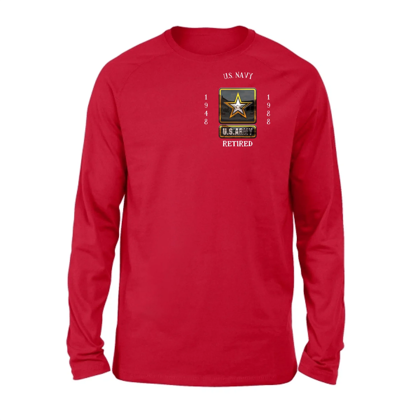 Personalized Retired Veteran Shirt/Hoodie - Father's Day Gift Idea for Veteran